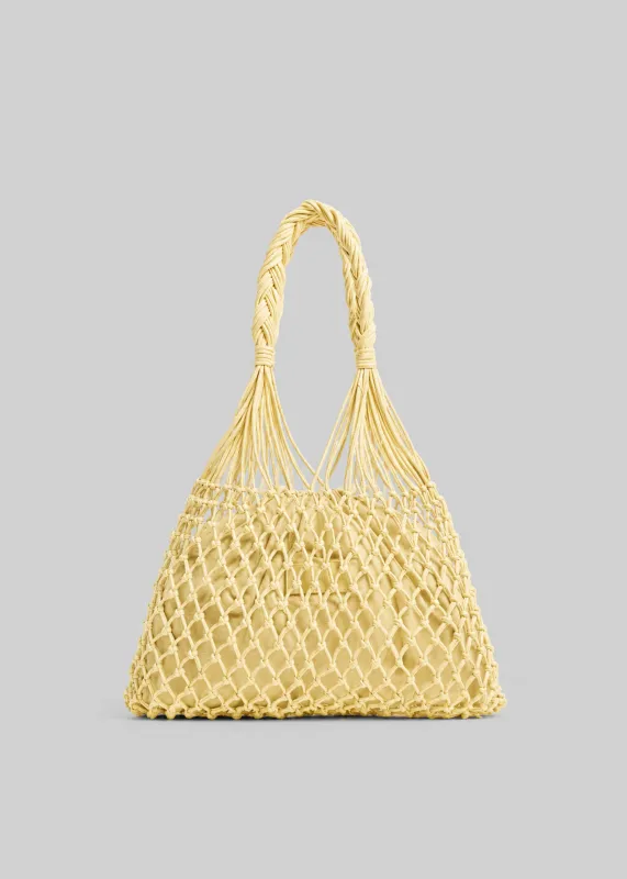 Naia Macrame Bag - Pale Yellow made by Frankie Shop