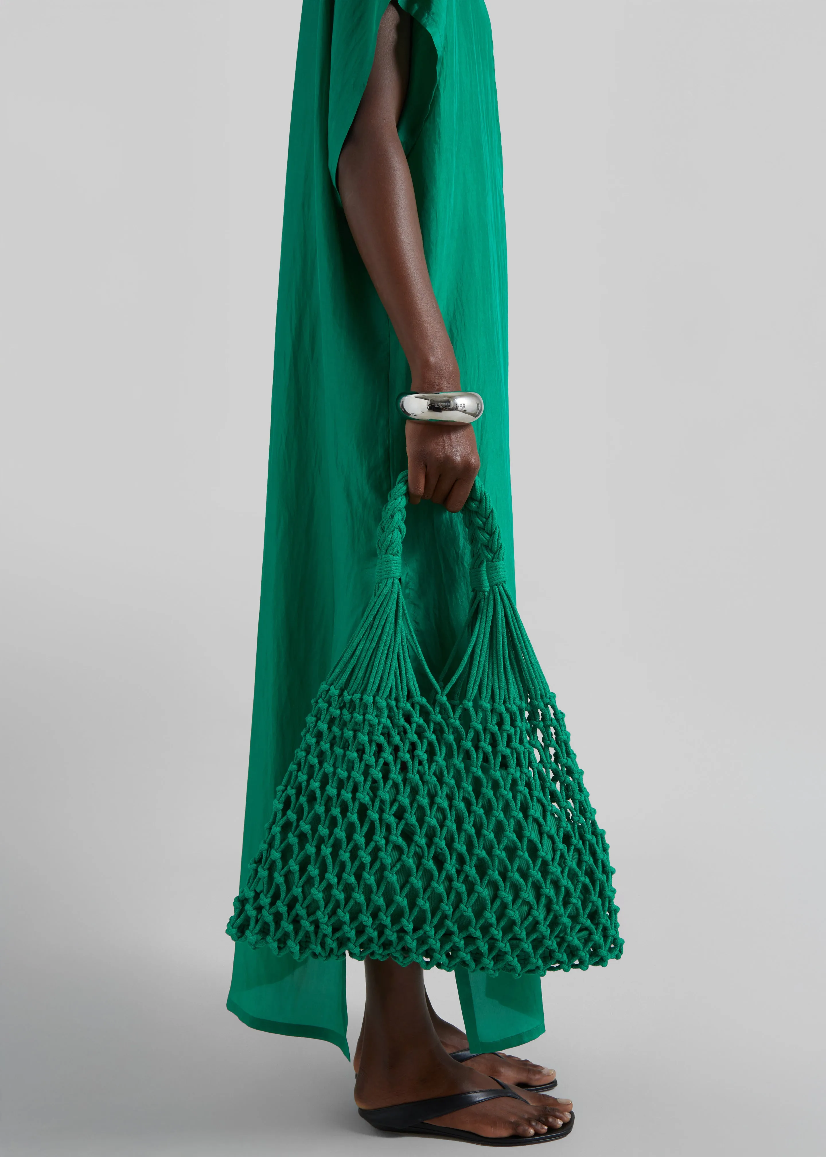 Naia Macrame Bag - Green sold by Frankie Shop product image thumbnail 2