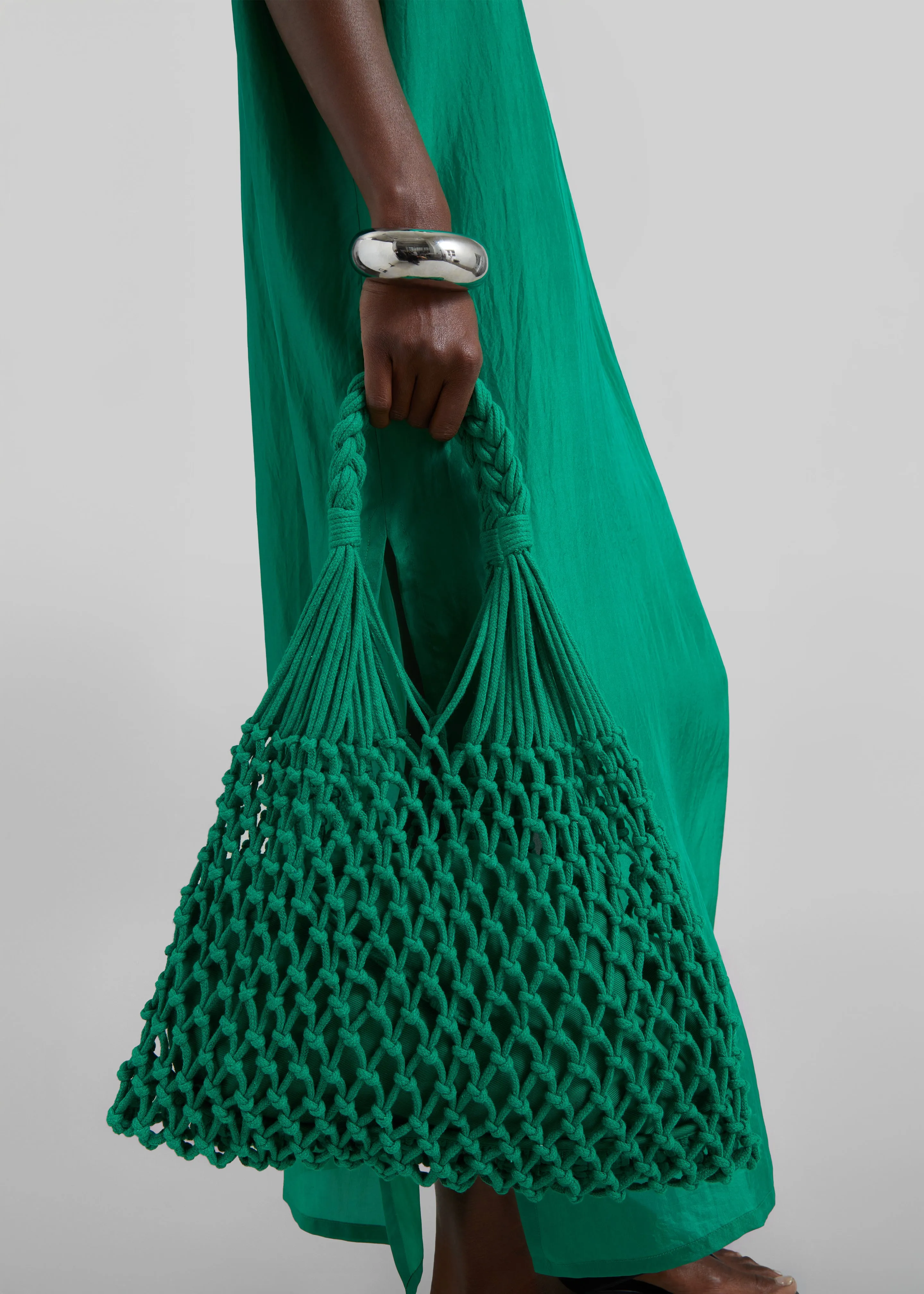 Naia Macrame Bag - Green sold by Frankie Shop product image thumbnail 5