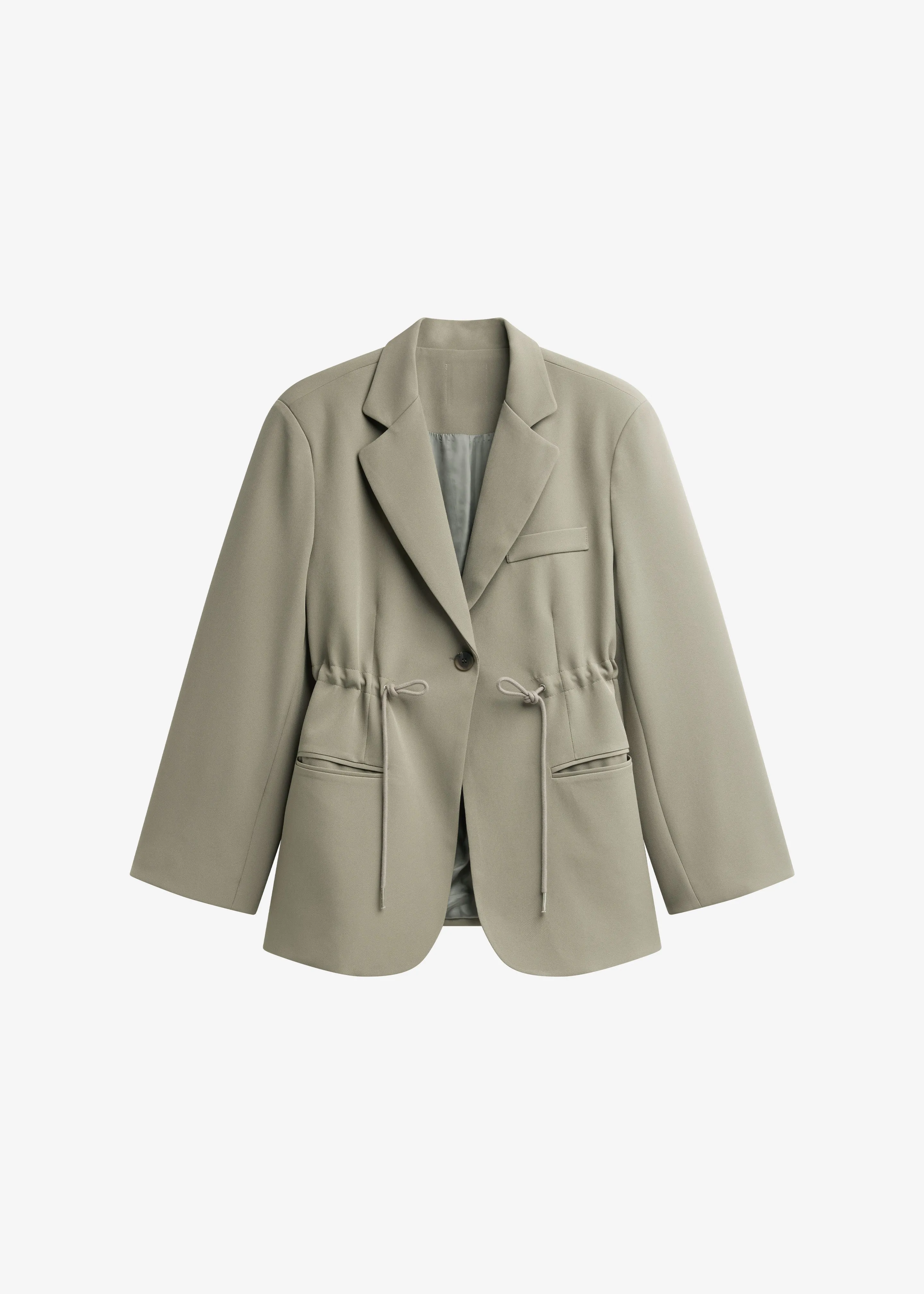 Sesma Drawstring Blazer - Pale Olive sold by Frankie Shop product image thumbnail 4