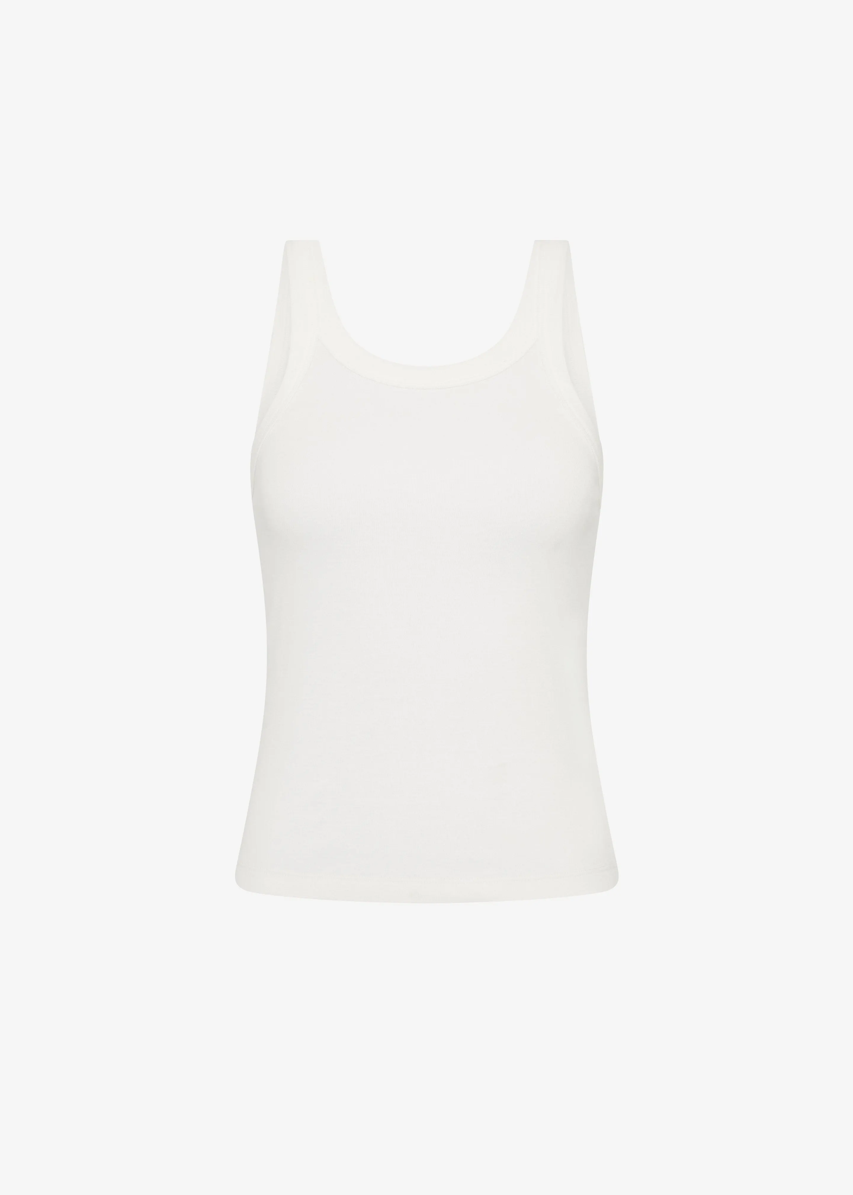 St. Agni Organic Cotton Racer Singlet - White sold by Frankie Shop product image thumbnail 5