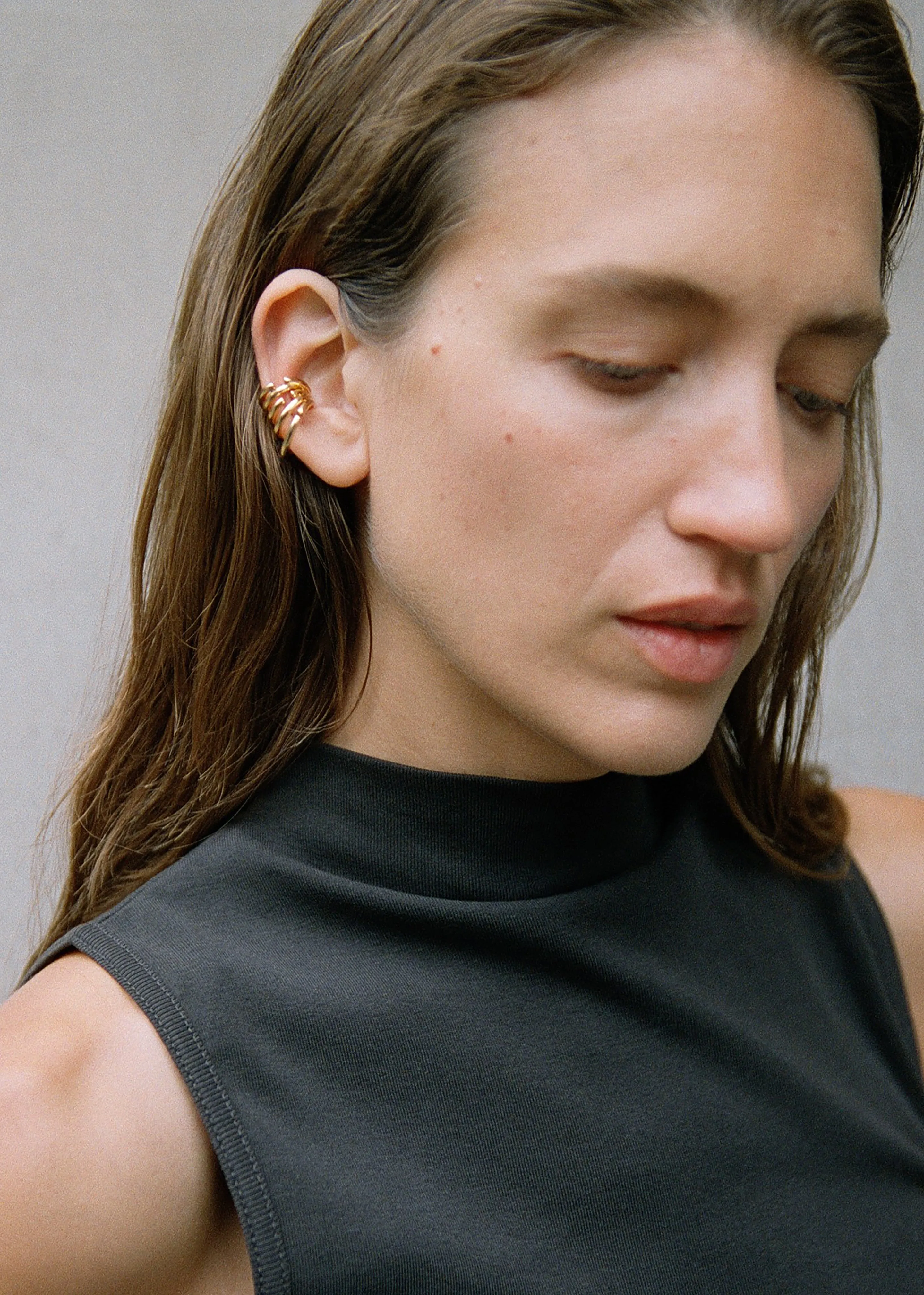 Otiumberg Chaos Ear Cuff - Gold sold by Frankie Shop product image thumbnail 3
