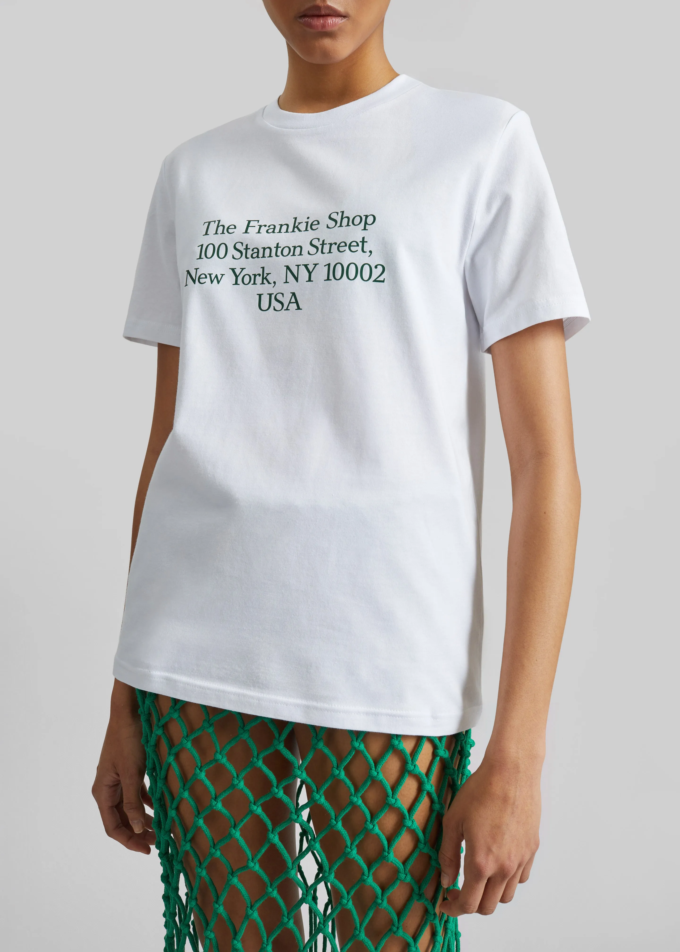 TFS Stanton T-Shirt - White/Green sold by Frankie Shop product image thumbnail 4