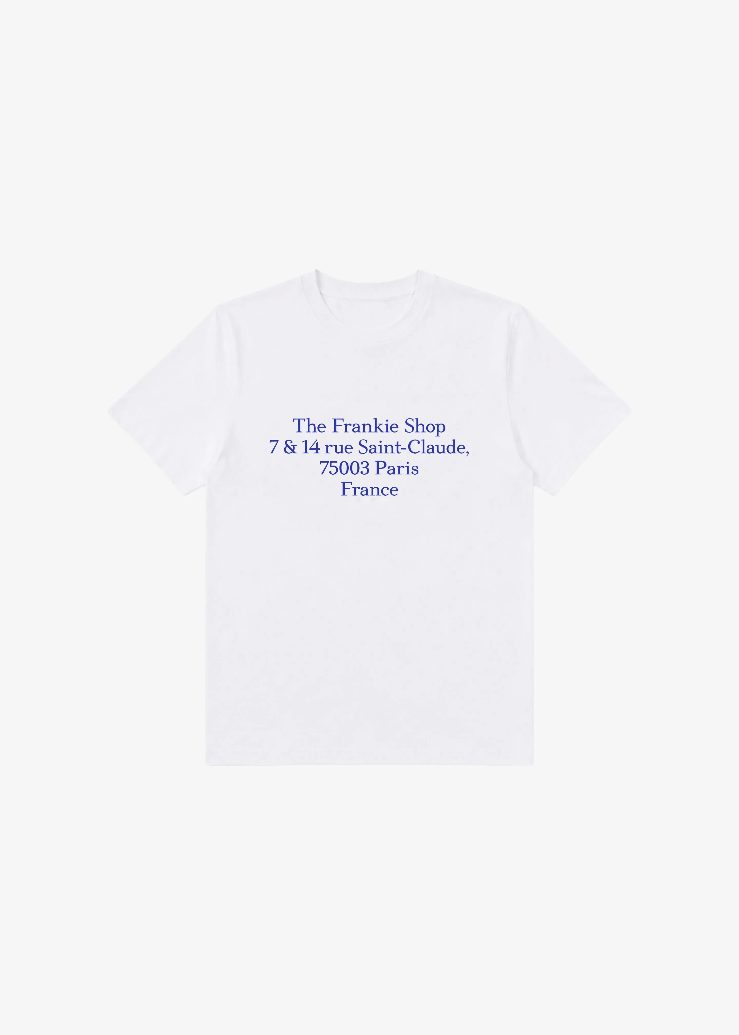 TFS Saint-Claude T-Shirt - White/Blue sold by Frankie Shop product image thumbnail 5