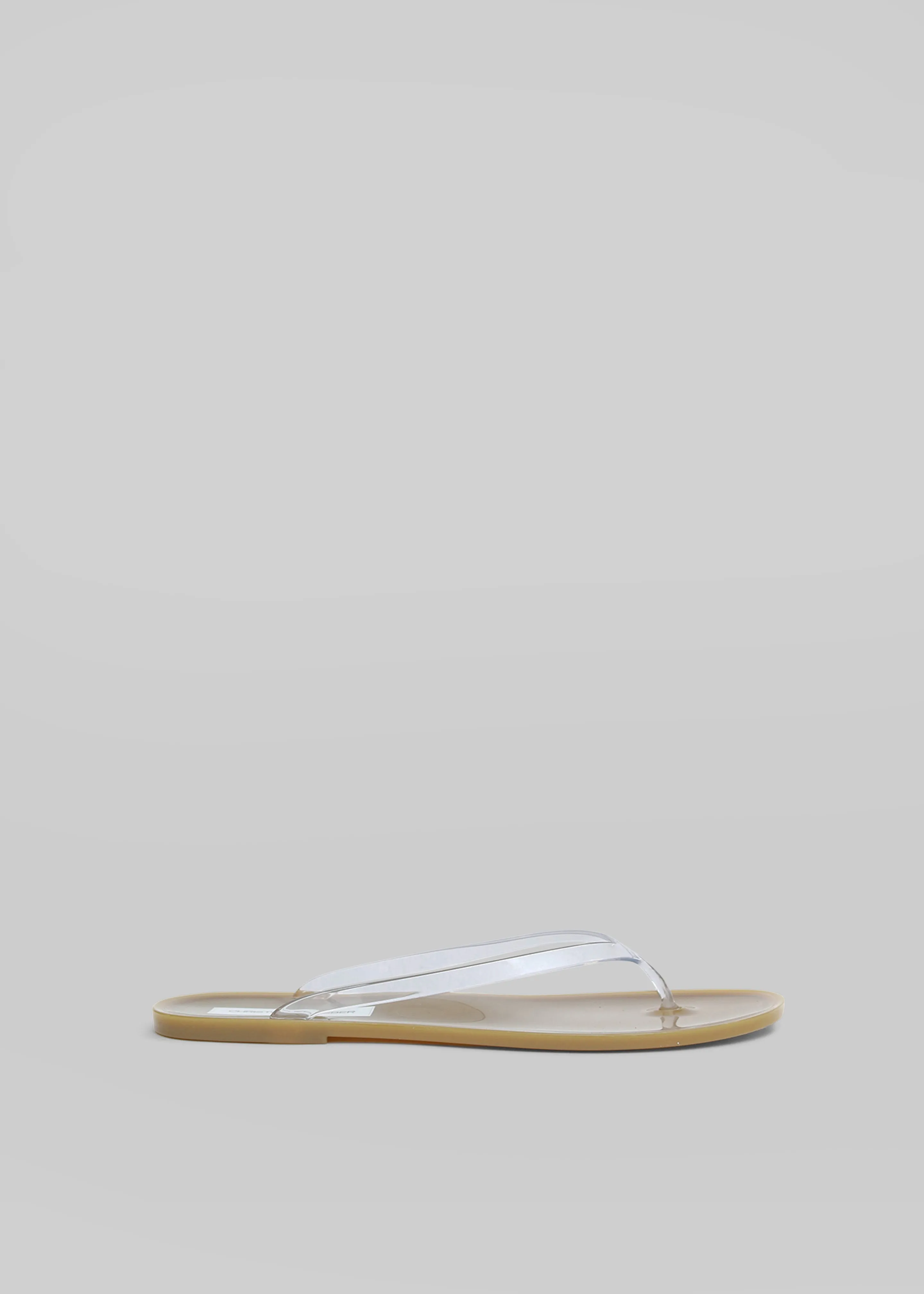 Christopher Esber Jo Flip Flops - Khaki/Clear sold by Frankie Shop product image thumbnail 2