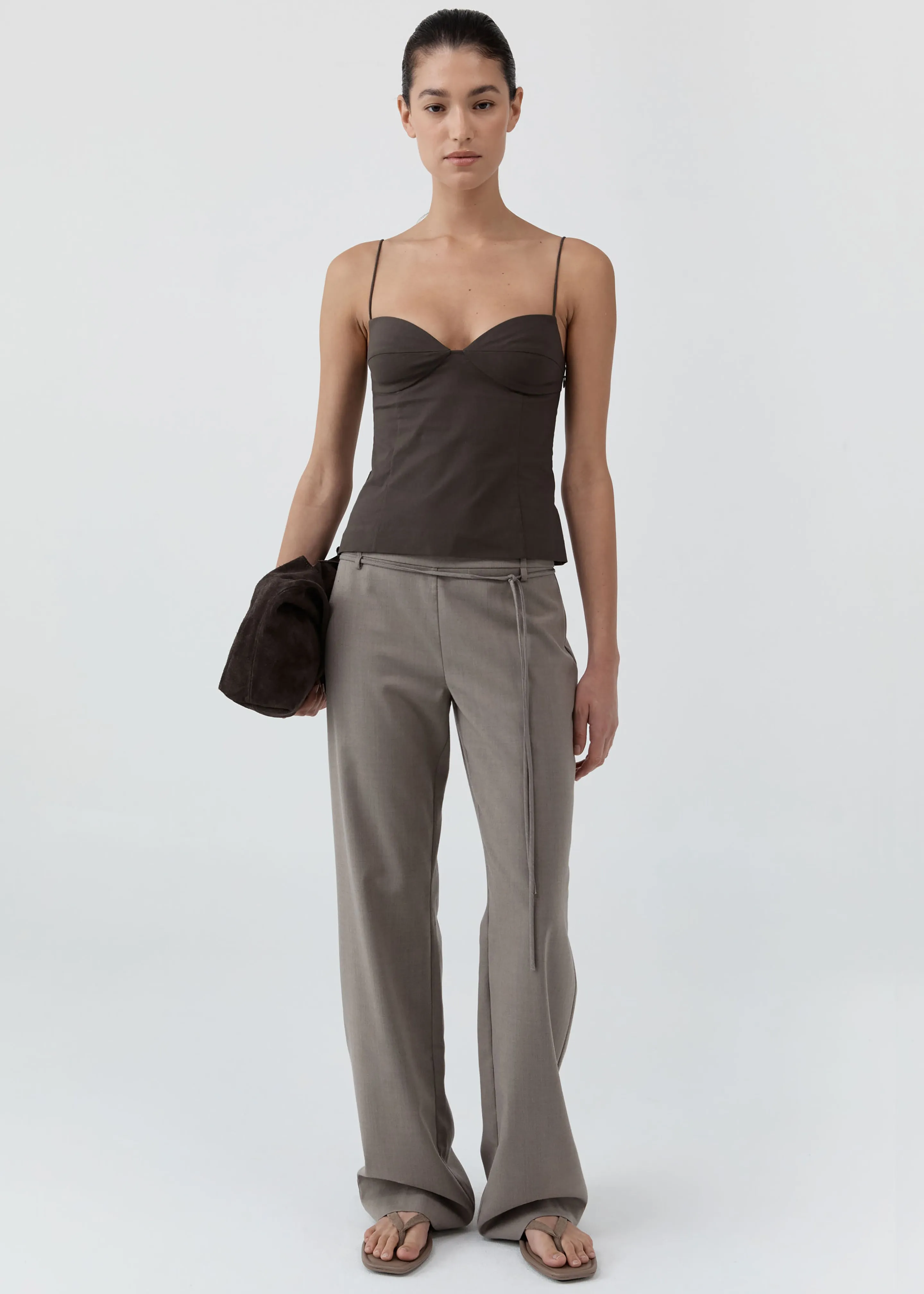 St. Agni Studio Cami - Wood sold by Frankie Shop product image thumbnail 3