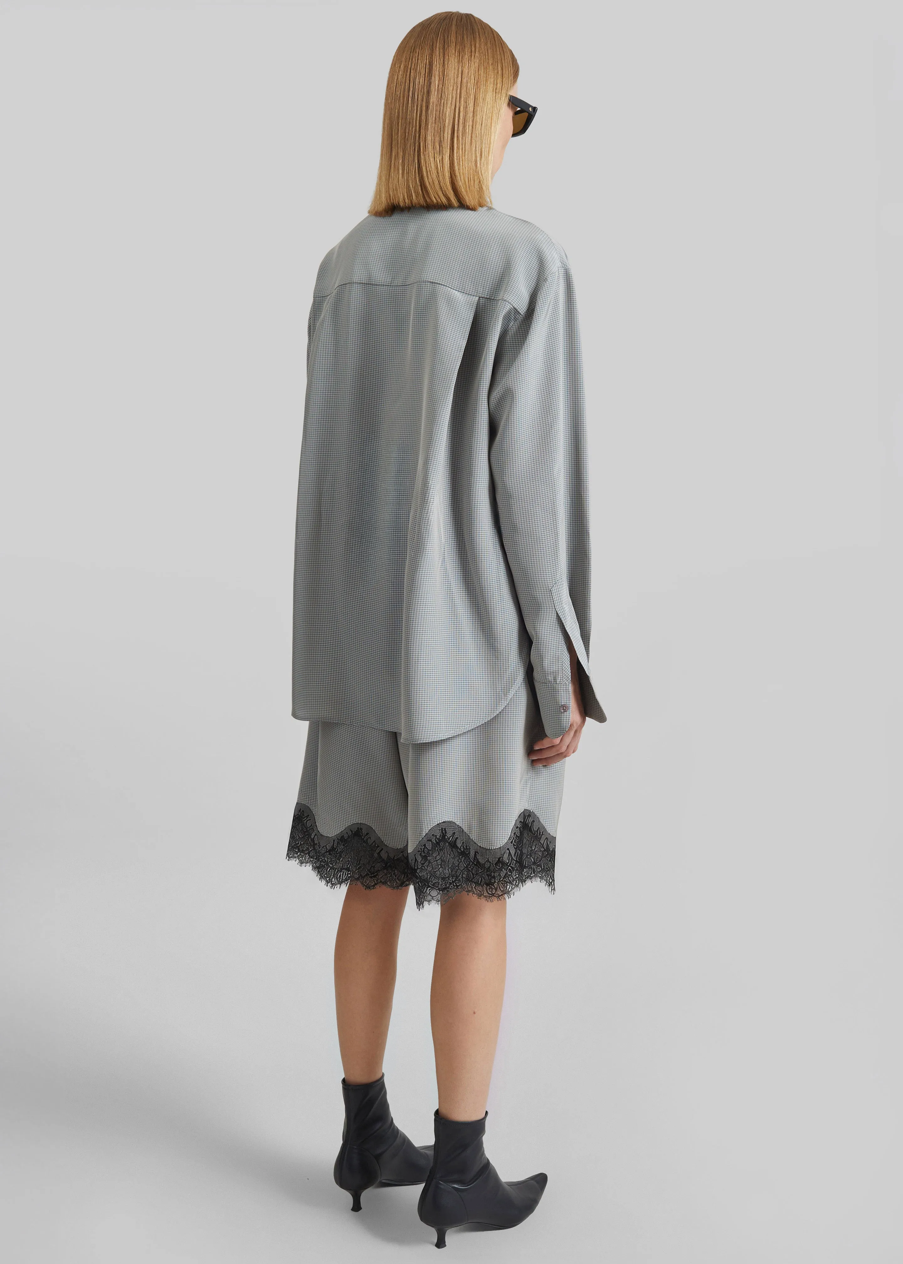 Peri Shirt - Checked Grey sold by Frankie Shop product image thumbnail 5