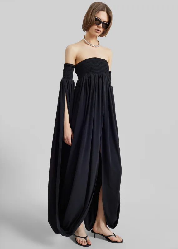 Coperni All In One Smock Dress - Black made by Coperni Paris