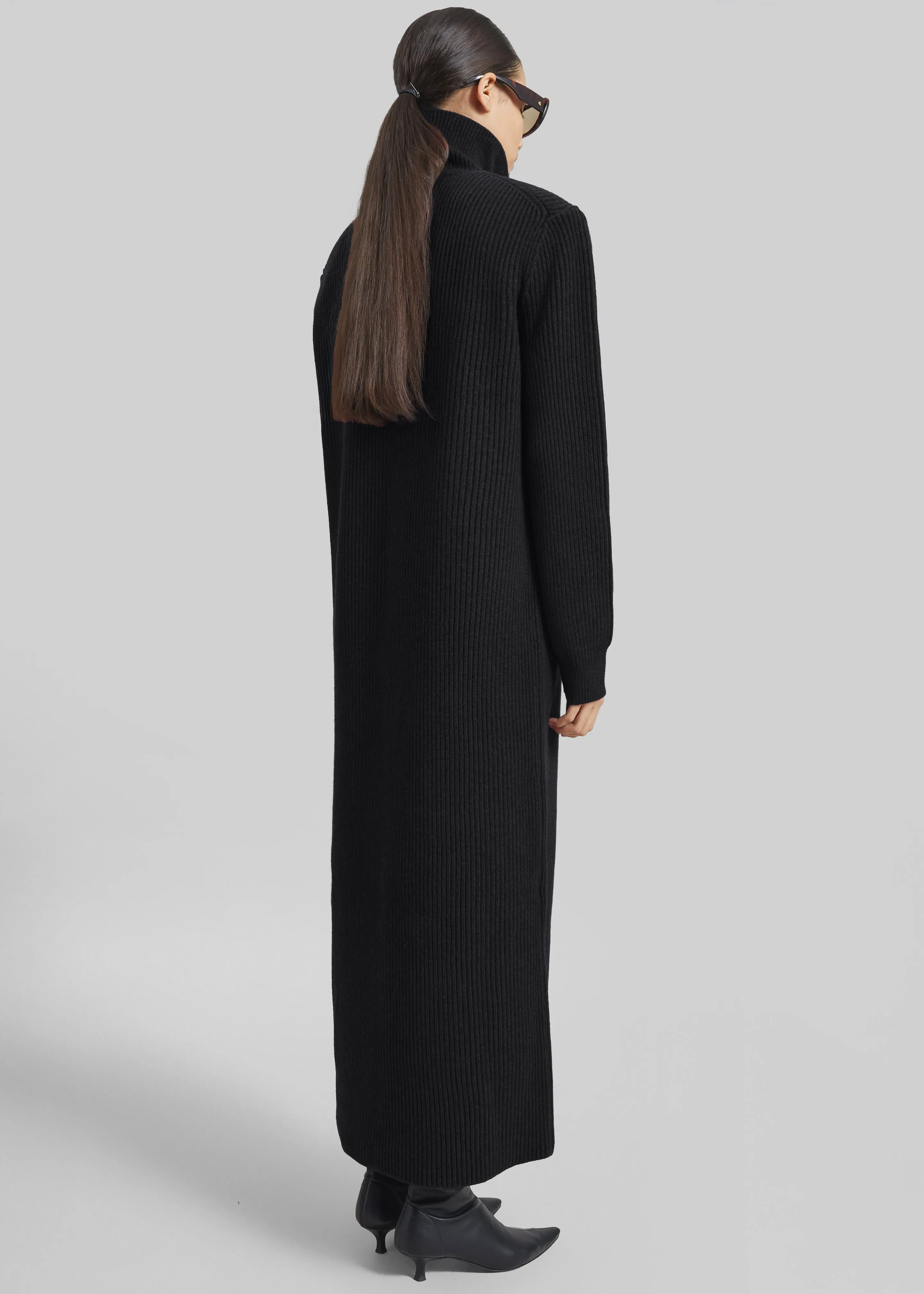 Nolia Knit Long Cardigan Dress - Black sold by Frankie Shop product image thumbnail 5