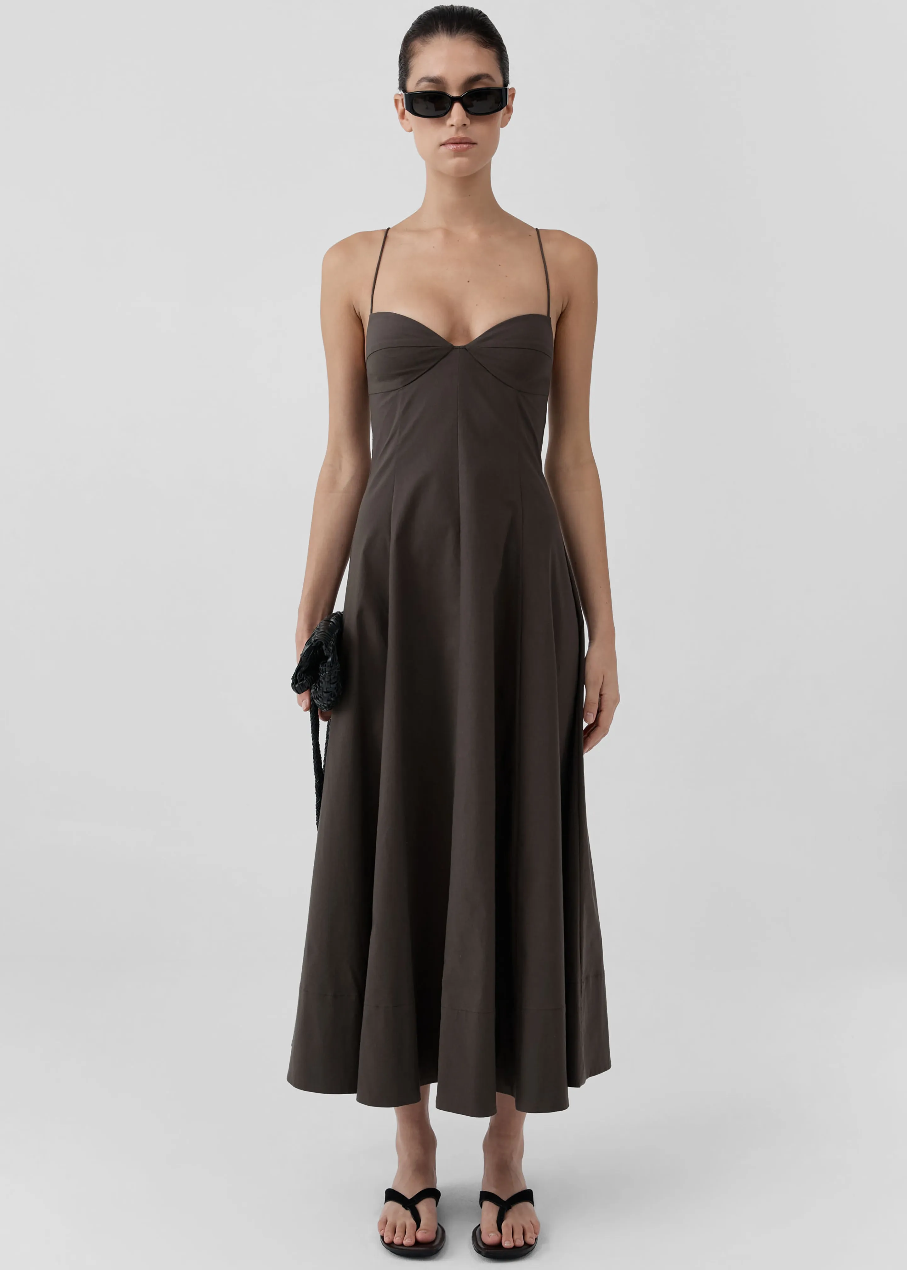 St. Agni Cami Dress - Wood sold by Frankie Shop product image thumbnail 3