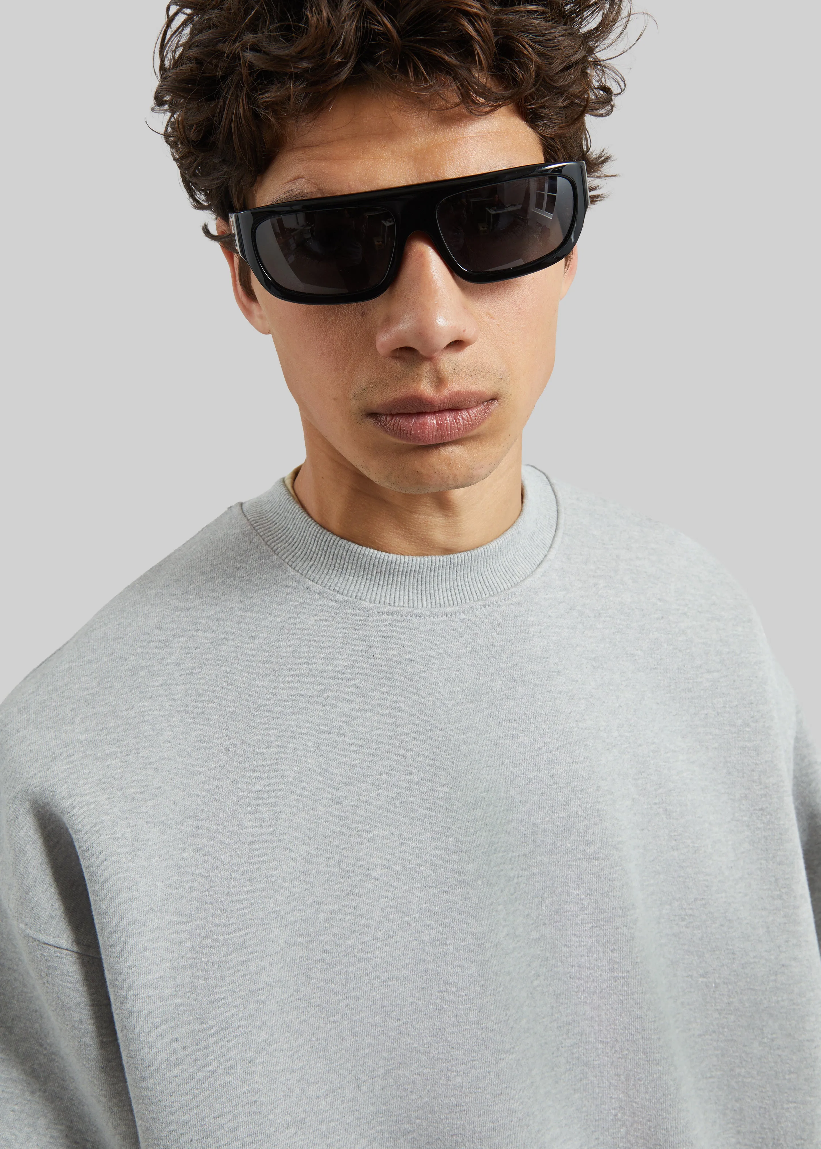 Dunloy Oversized Sweatshirt - Light Grey sold by Frankie Shop product image thumbnail 3