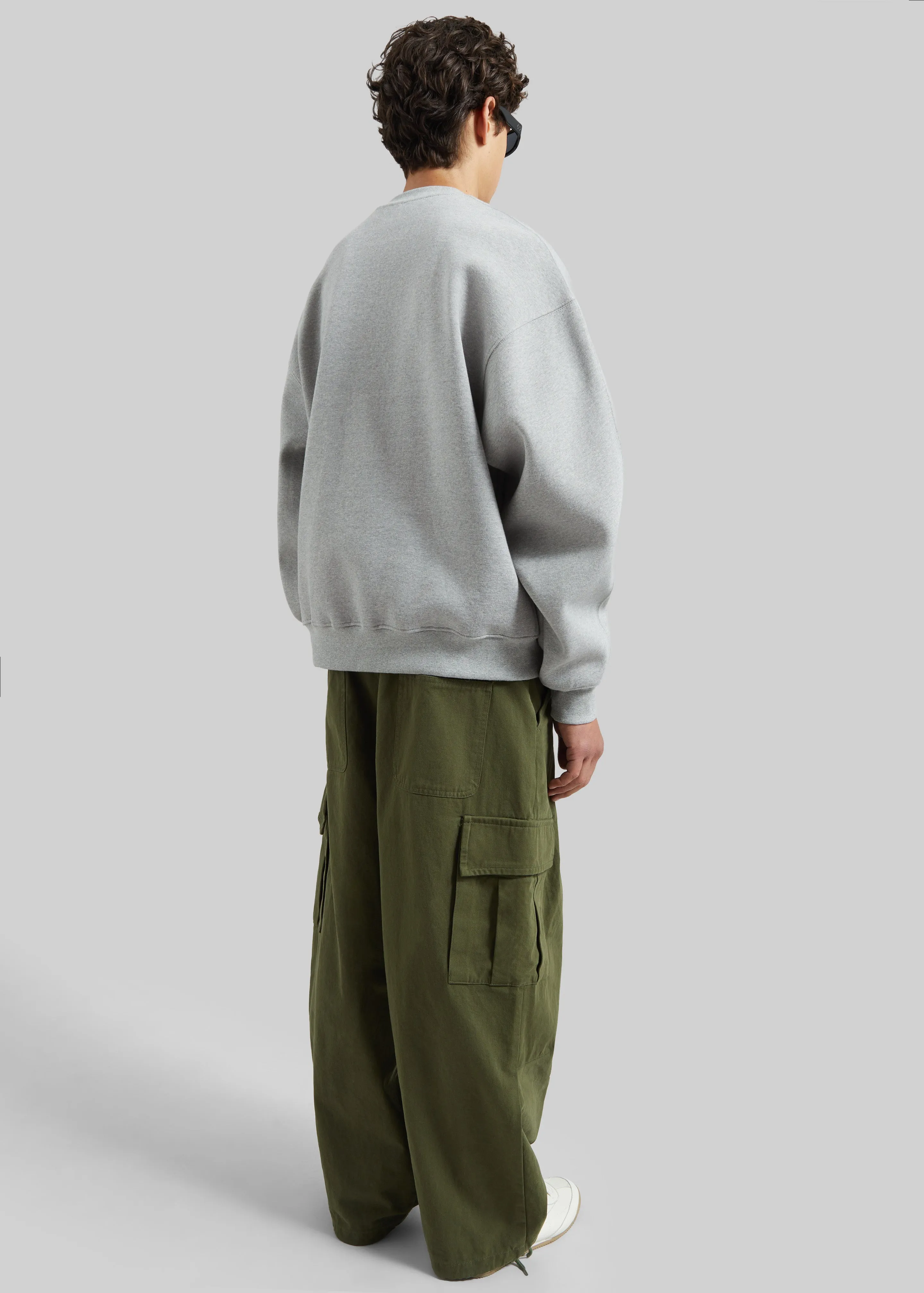 Dunloy Oversized Sweatshirt - Light Grey sold by Frankie Shop product image thumbnail 5