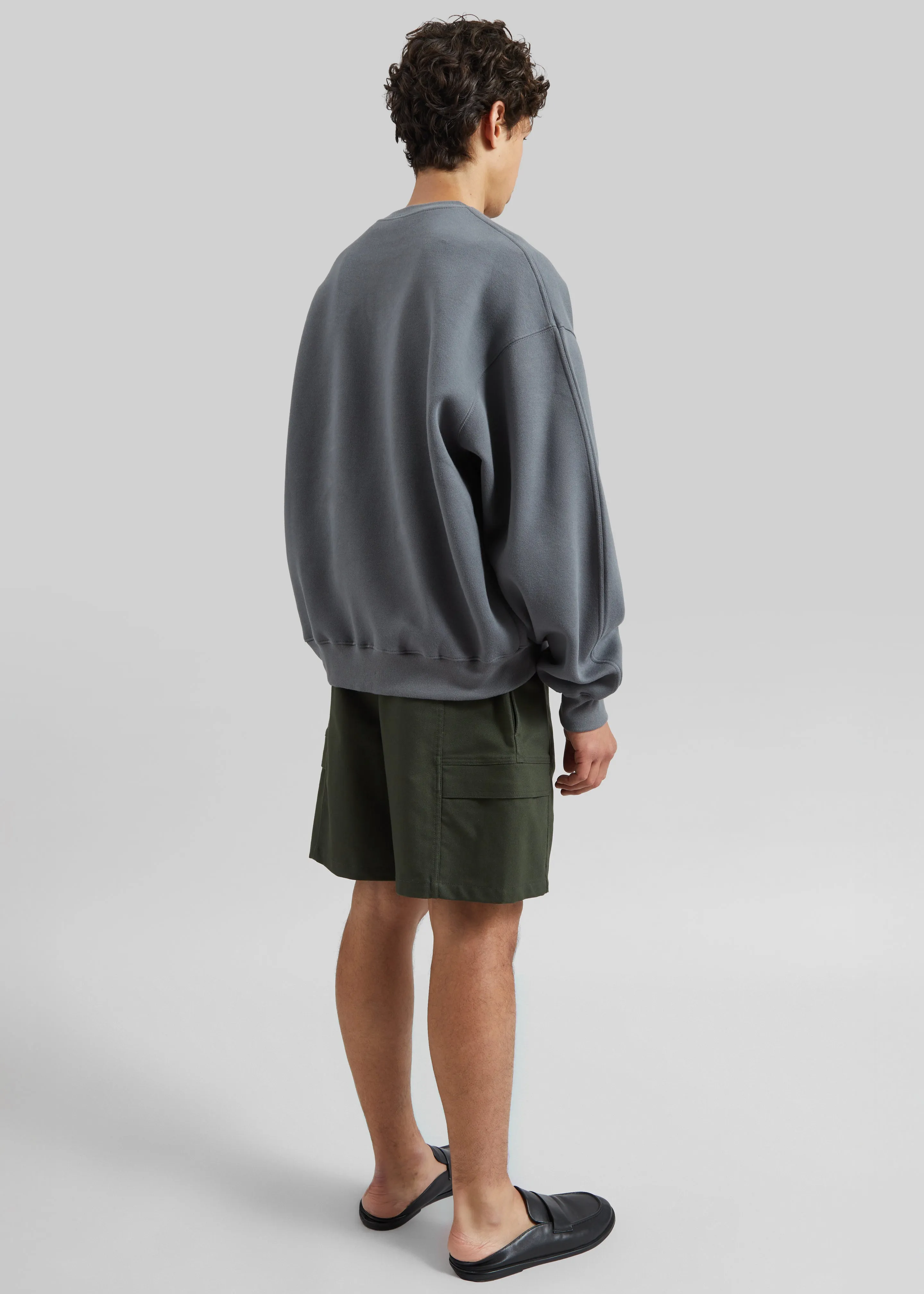 Dunloy Oversized Sweatshirt - Grey sold by Frankie Shop product image thumbnail 5