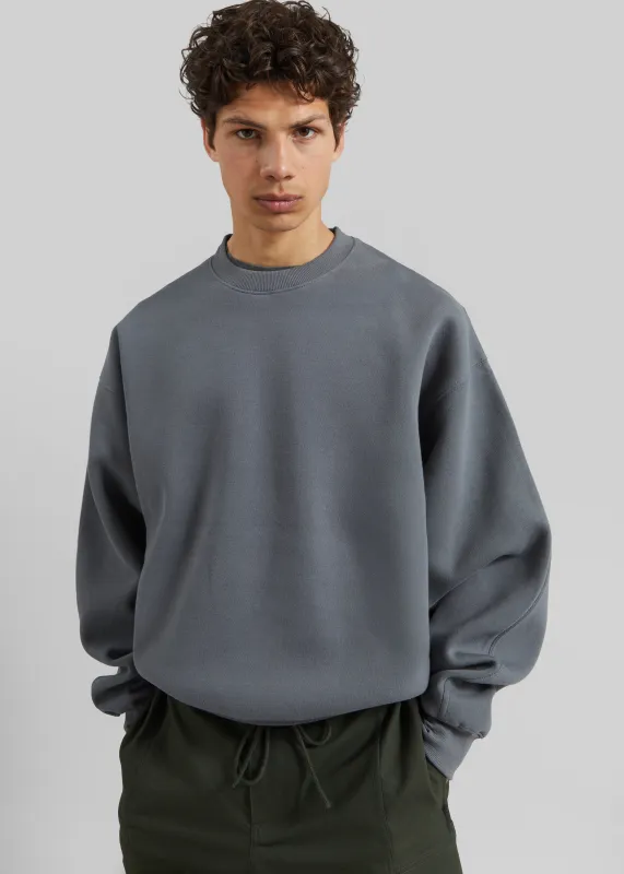 Dunloy Oversized Sweatshirt - Grey made by Frankie Shop