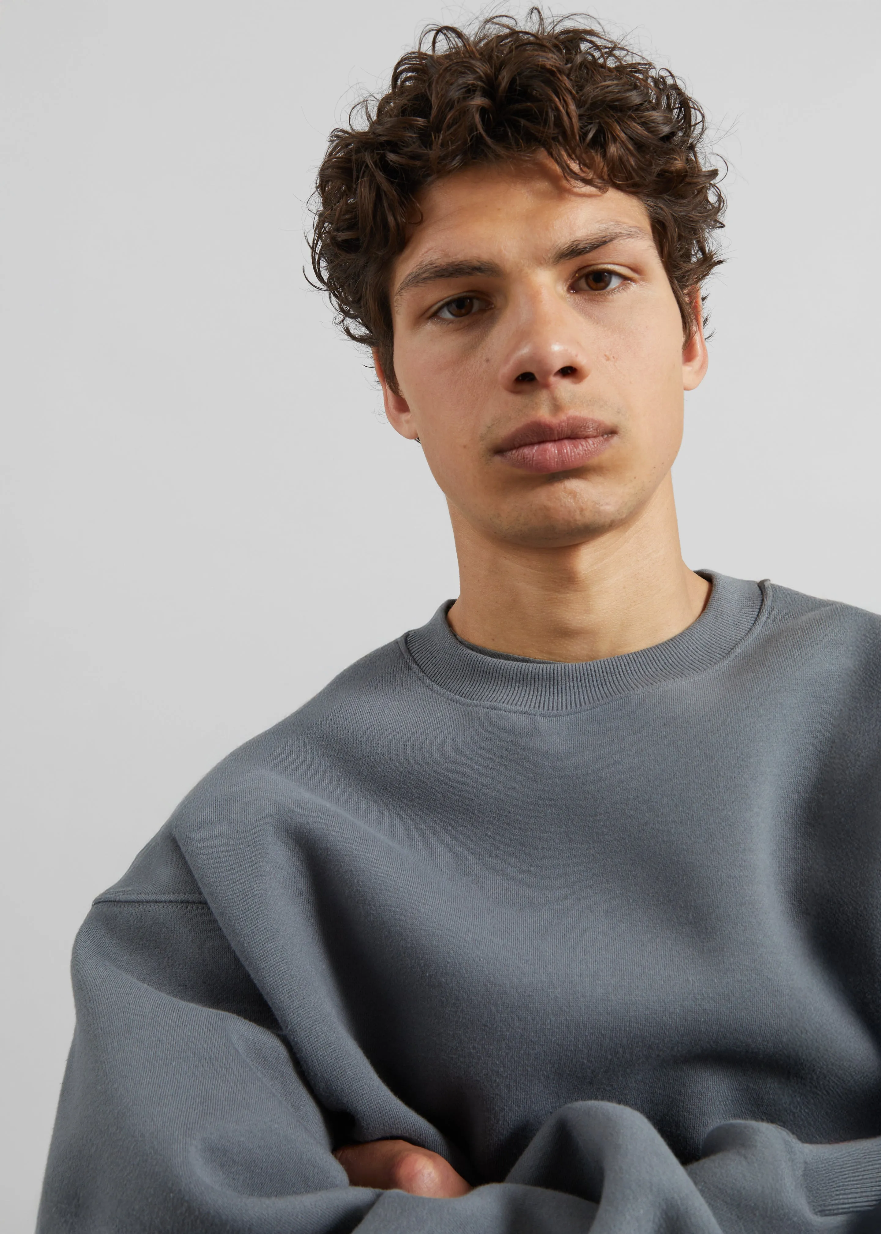 Dunloy Oversized Sweatshirt - Grey sold by Frankie Shop product image thumbnail 3