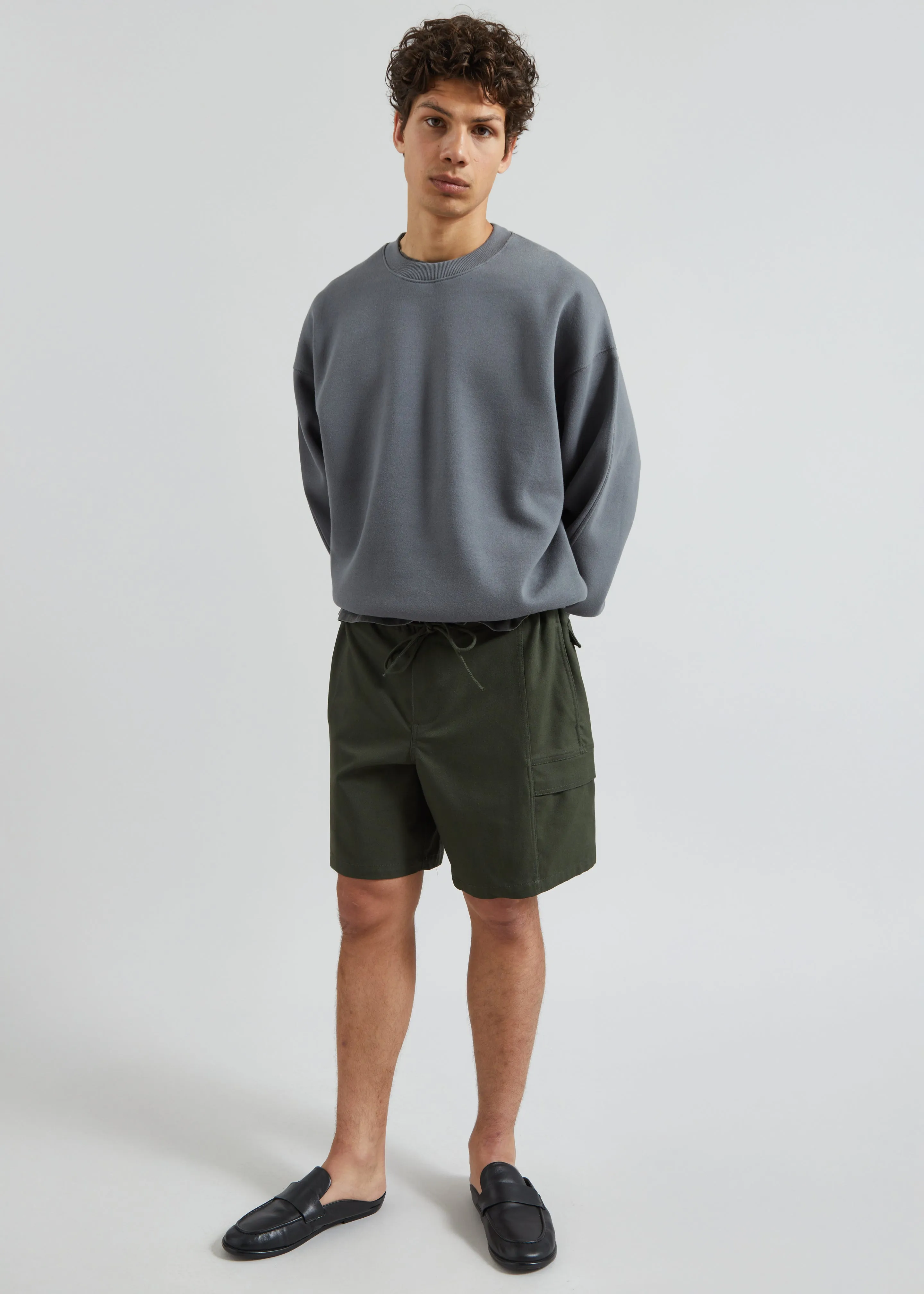 Dunloy Oversized Sweatshirt - Grey sold by Frankie Shop product image thumbnail 4