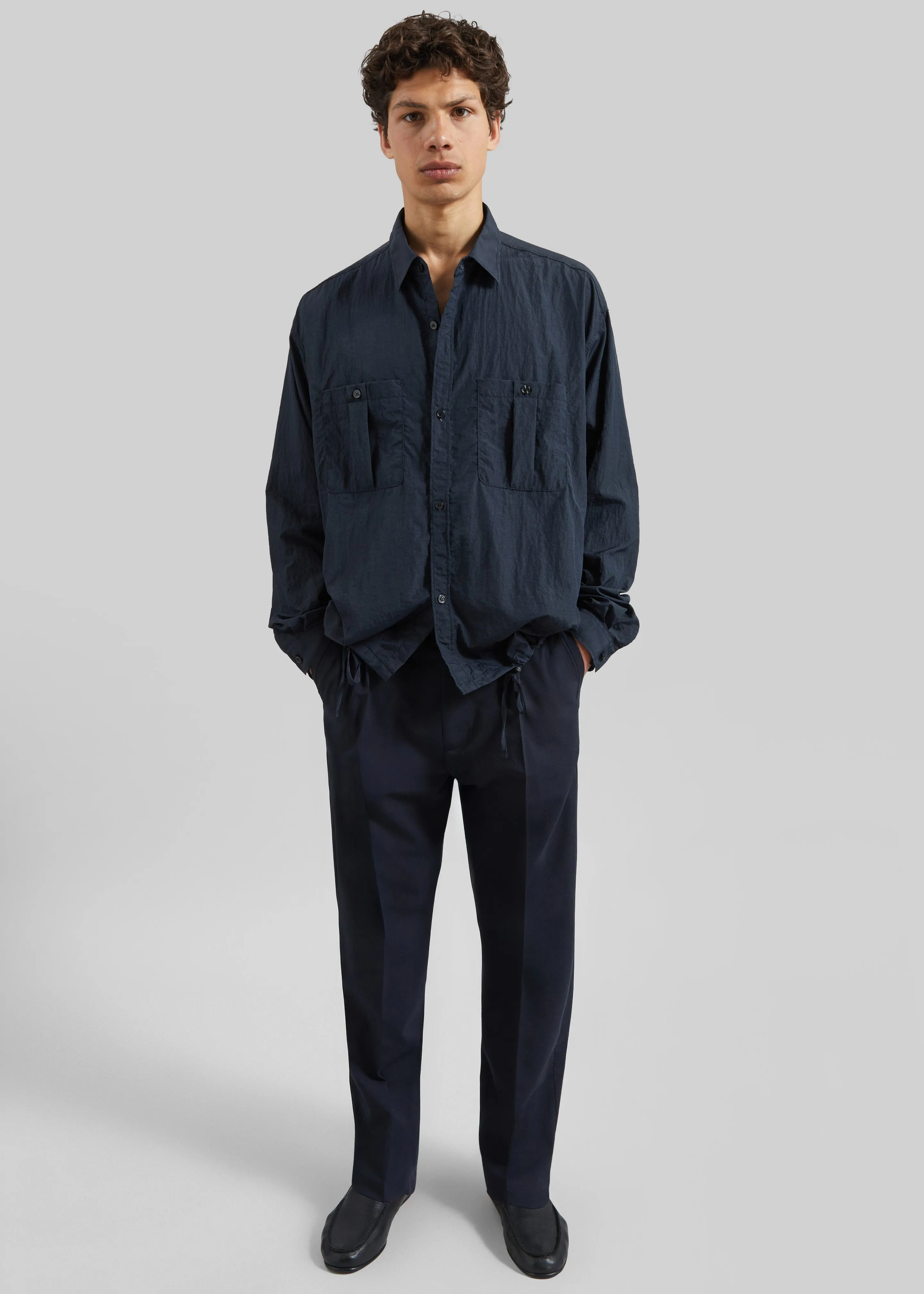 Casares Drawstring Shirt - Navy sold by Frankie Shop product image thumbnail 2