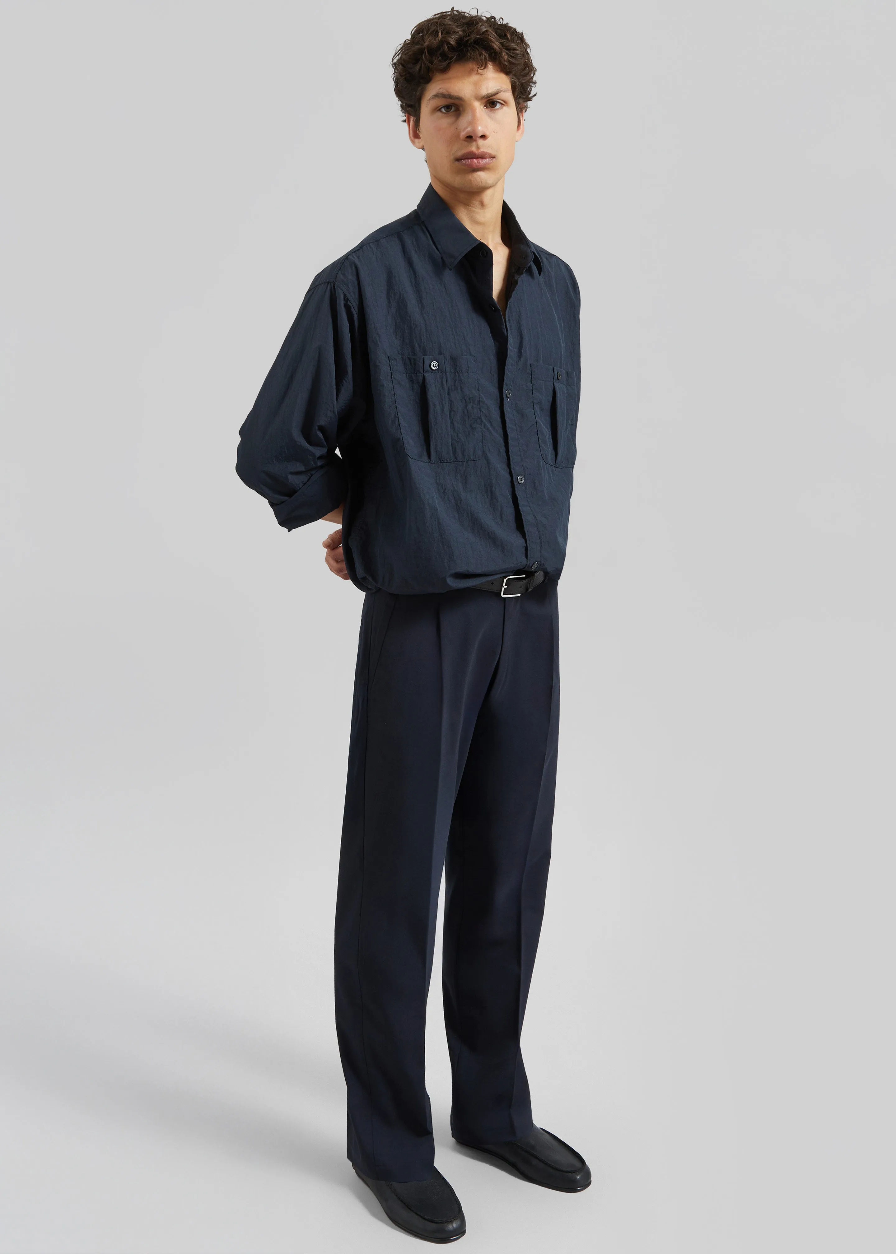 Casares Drawstring Shirt - Navy sold by Frankie Shop product image thumbnail 5