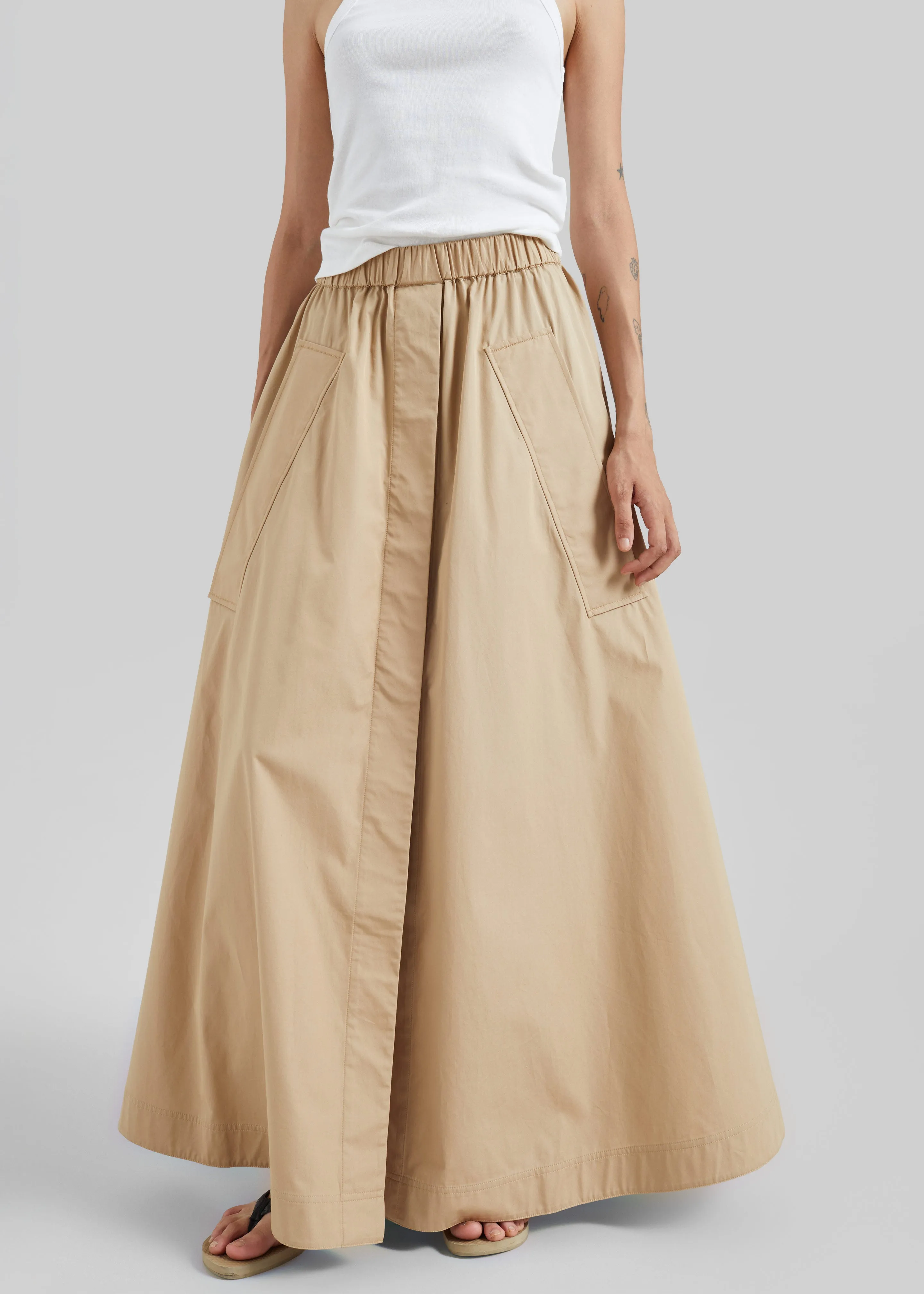CO Parachute Skirt - Camel sold by Frankie Shop product image thumbnail 3