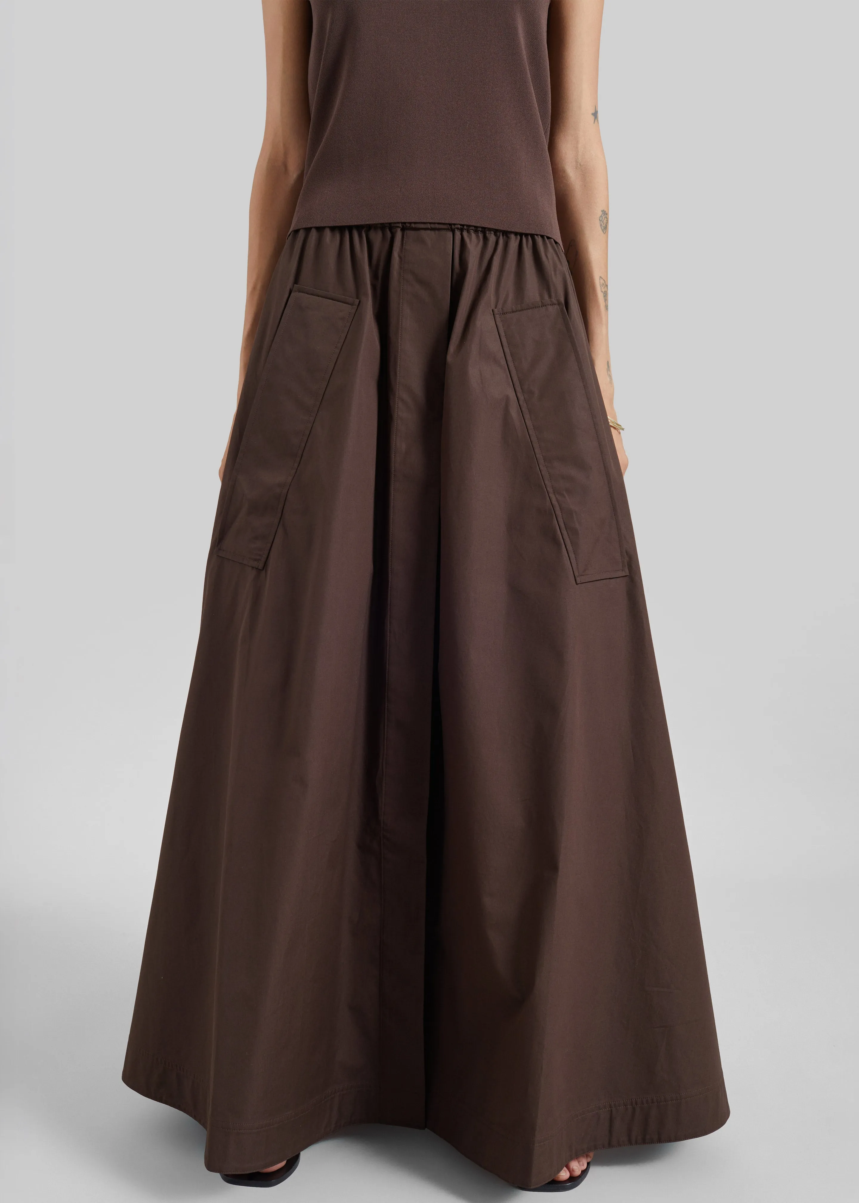 CO Parachute Skirt - Chocolate sold by Frankie Shop product image thumbnail 2