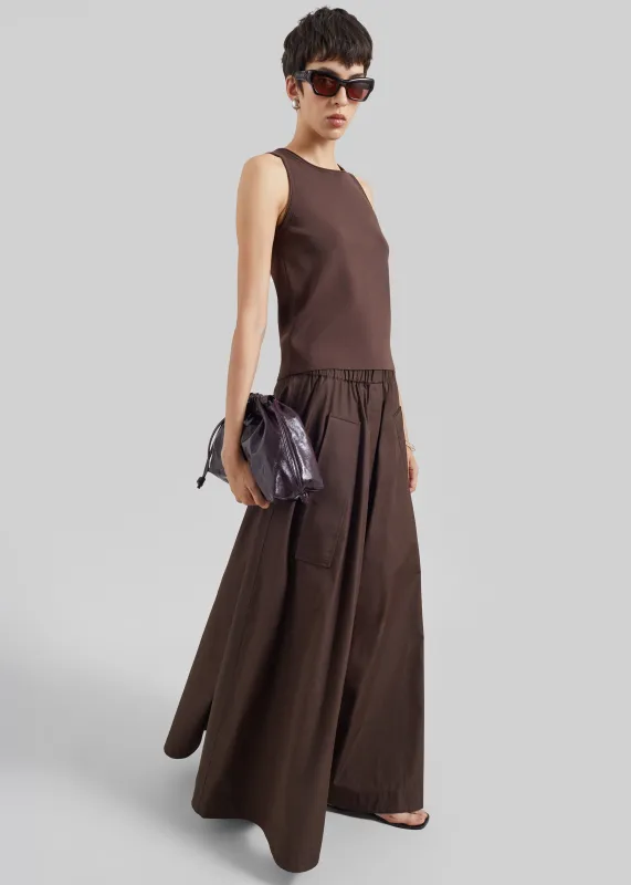 CO Parachute Skirt - Chocolate made by CO