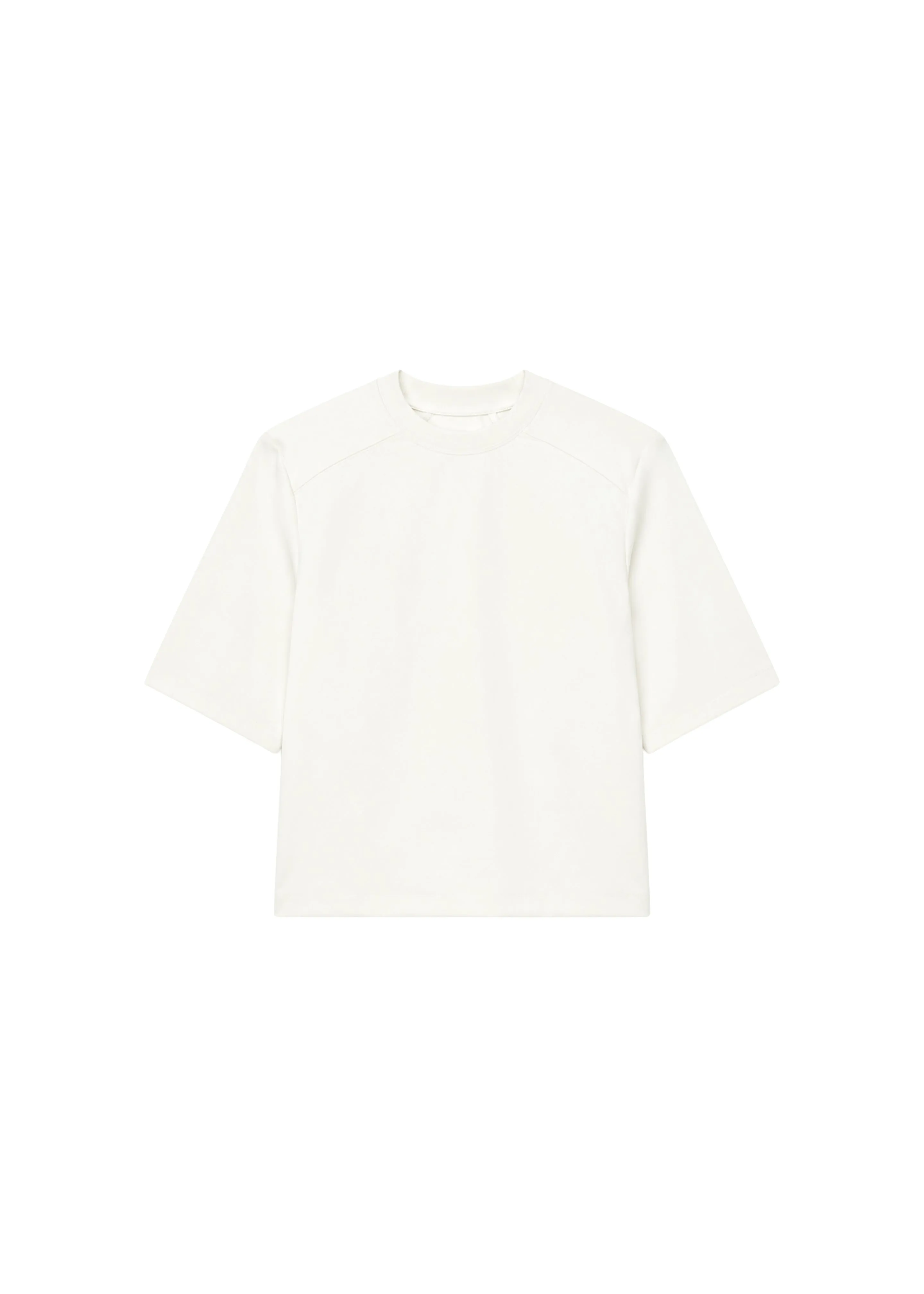 Alwen Neoprene Padded T-Shirt - Off White sold by Frankie Shop product image thumbnail 4