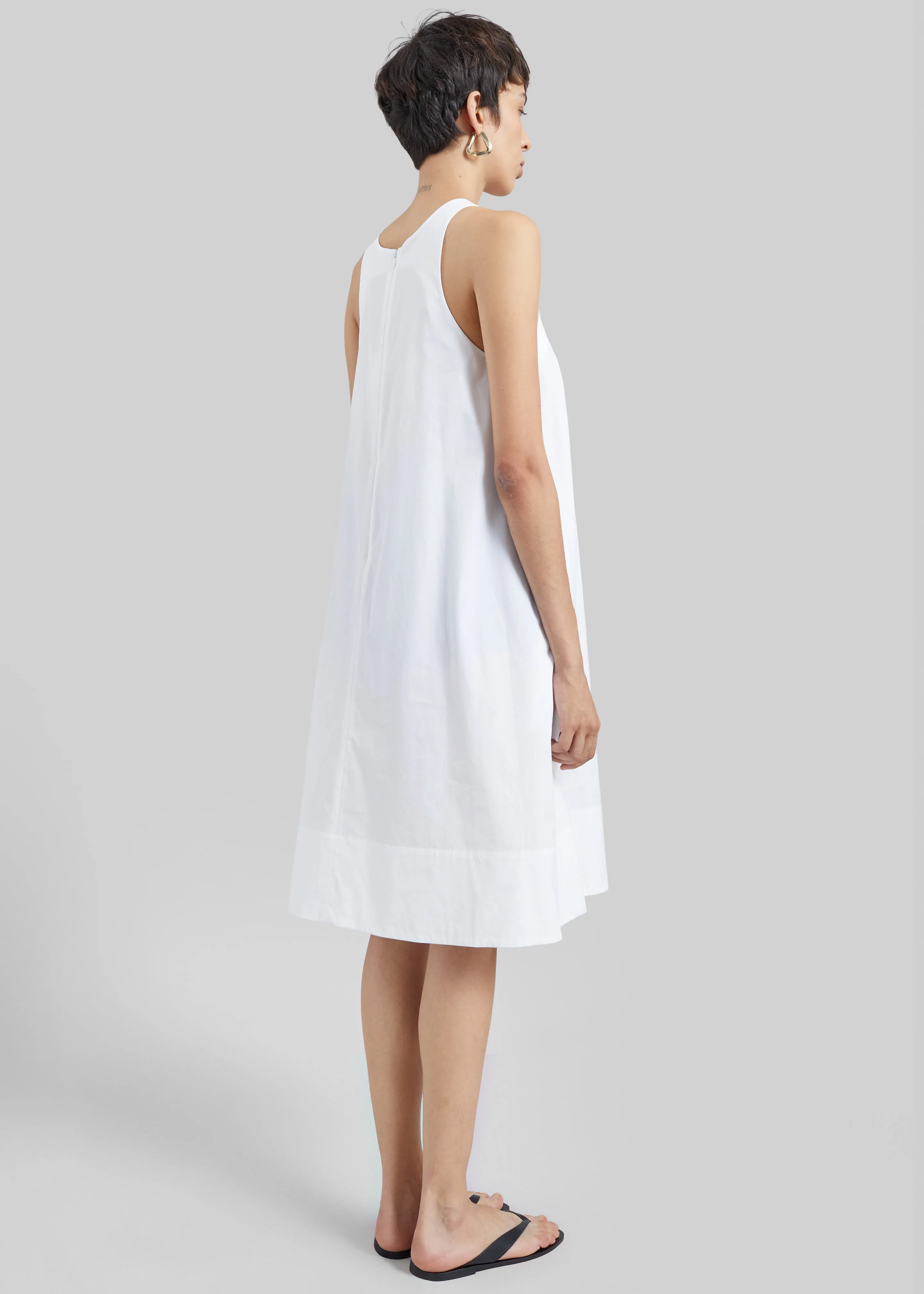 CO Crewneck A-line Dress - White sold by Frankie Shop product image thumbnail 5