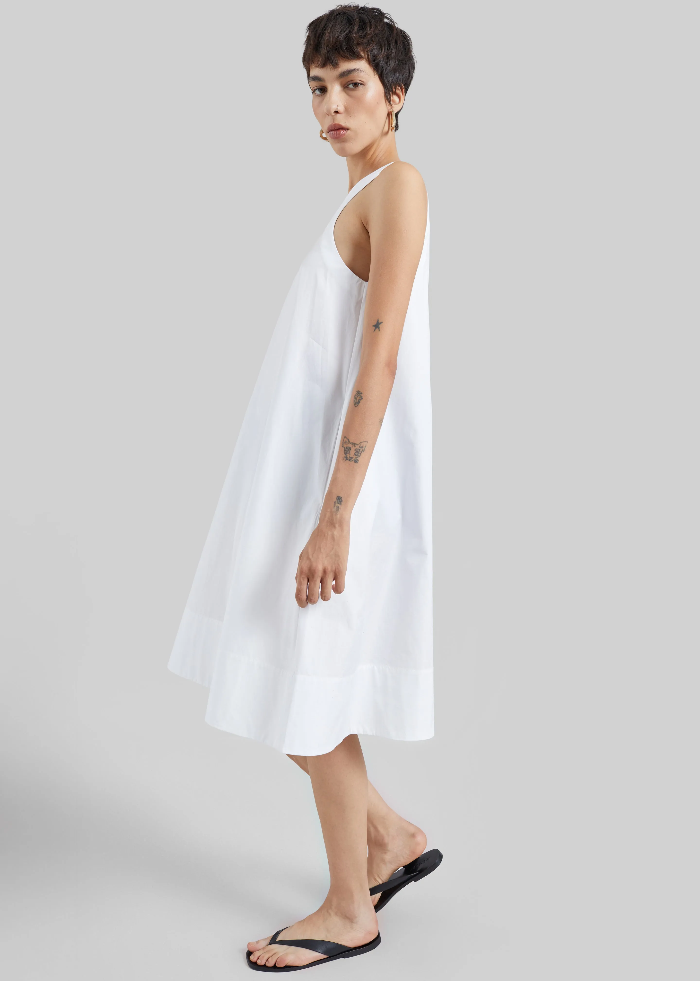 CO Crewneck A-line Dress - White sold by Frankie Shop product image thumbnail 2