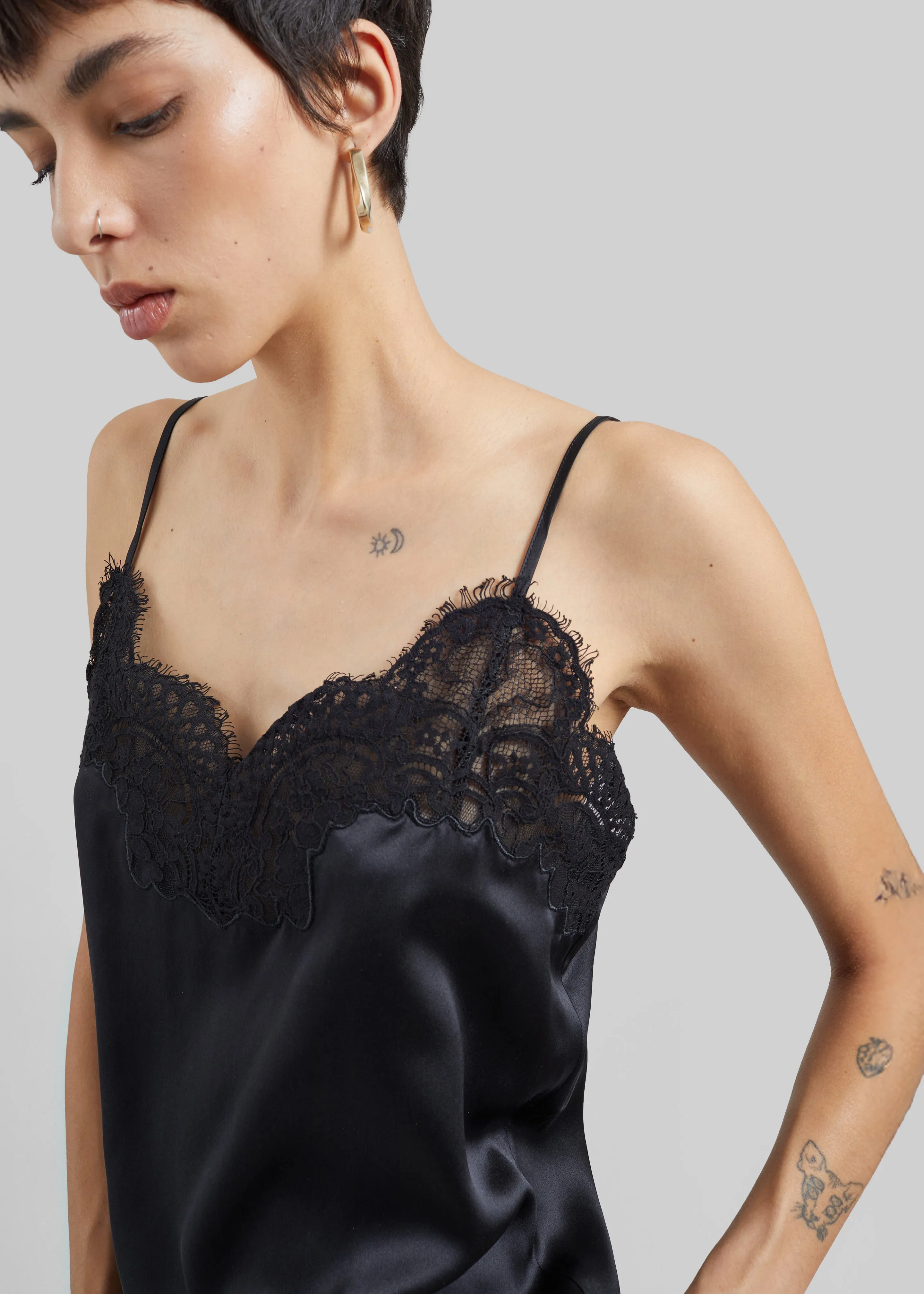 CO Lace Silk Camisole - Black sold by Frankie Shop product image thumbnail 2