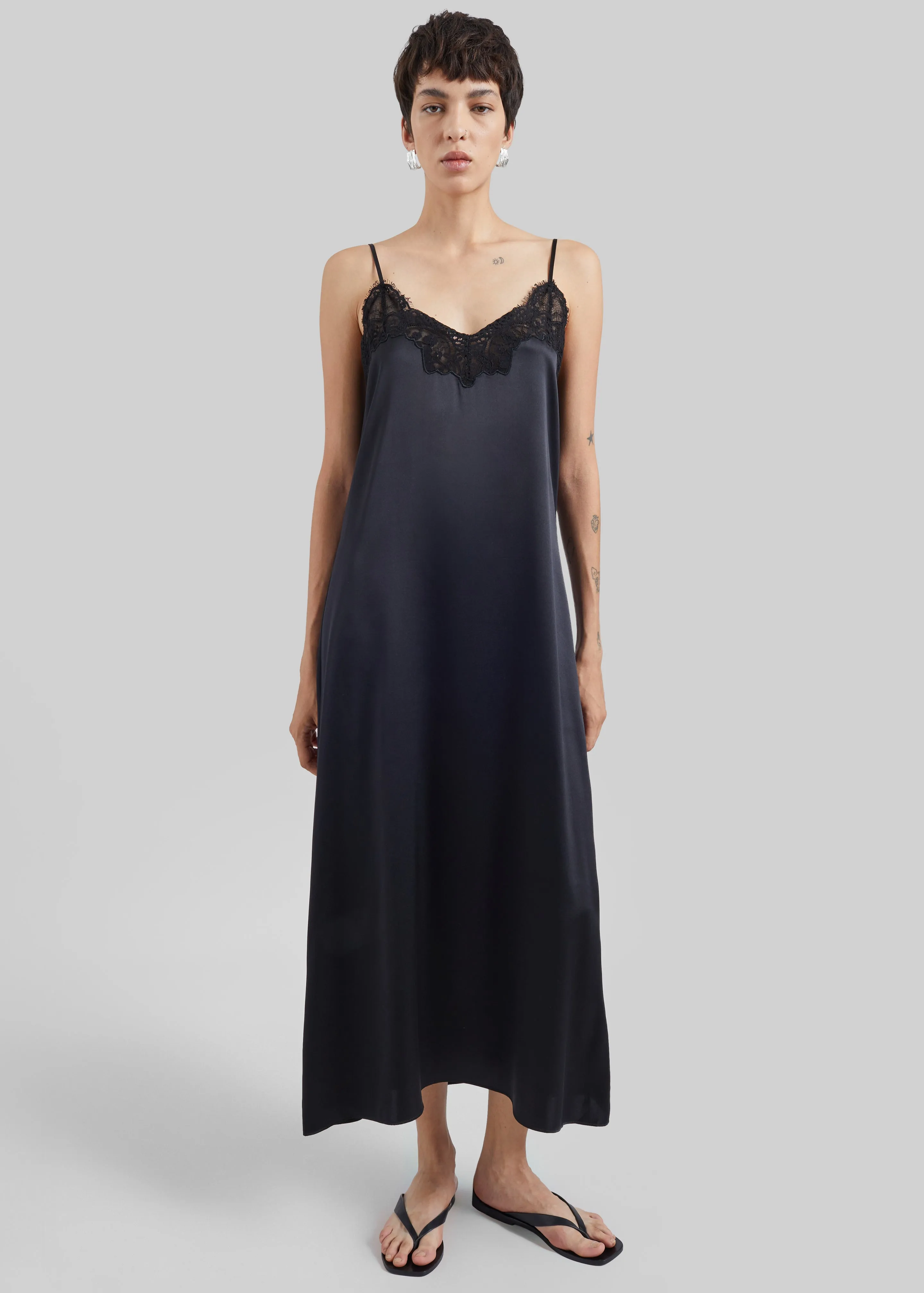 CO Lace Cami Dress - Black sold by Frankie Shop