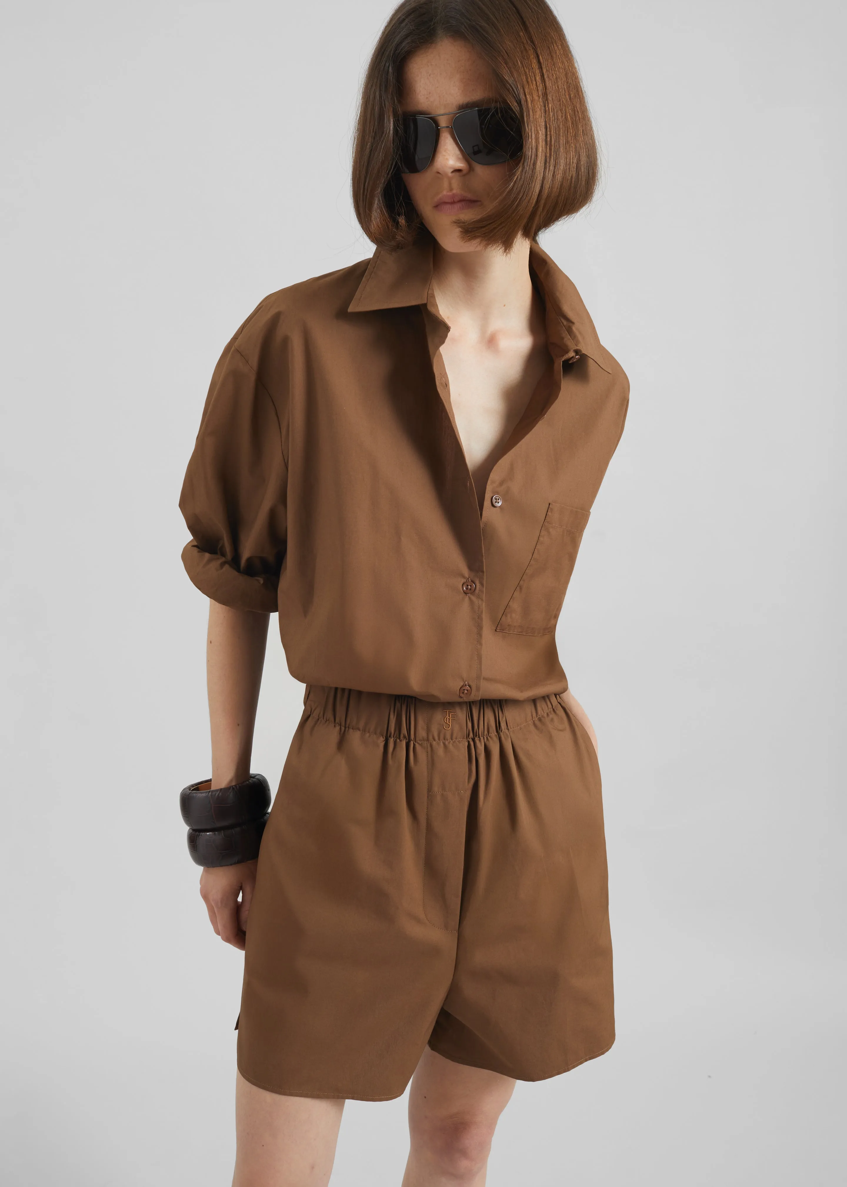 Lui Organic Cotton Boxer Shorts - Chocolate sold by Frankie Shop product image thumbnail 5