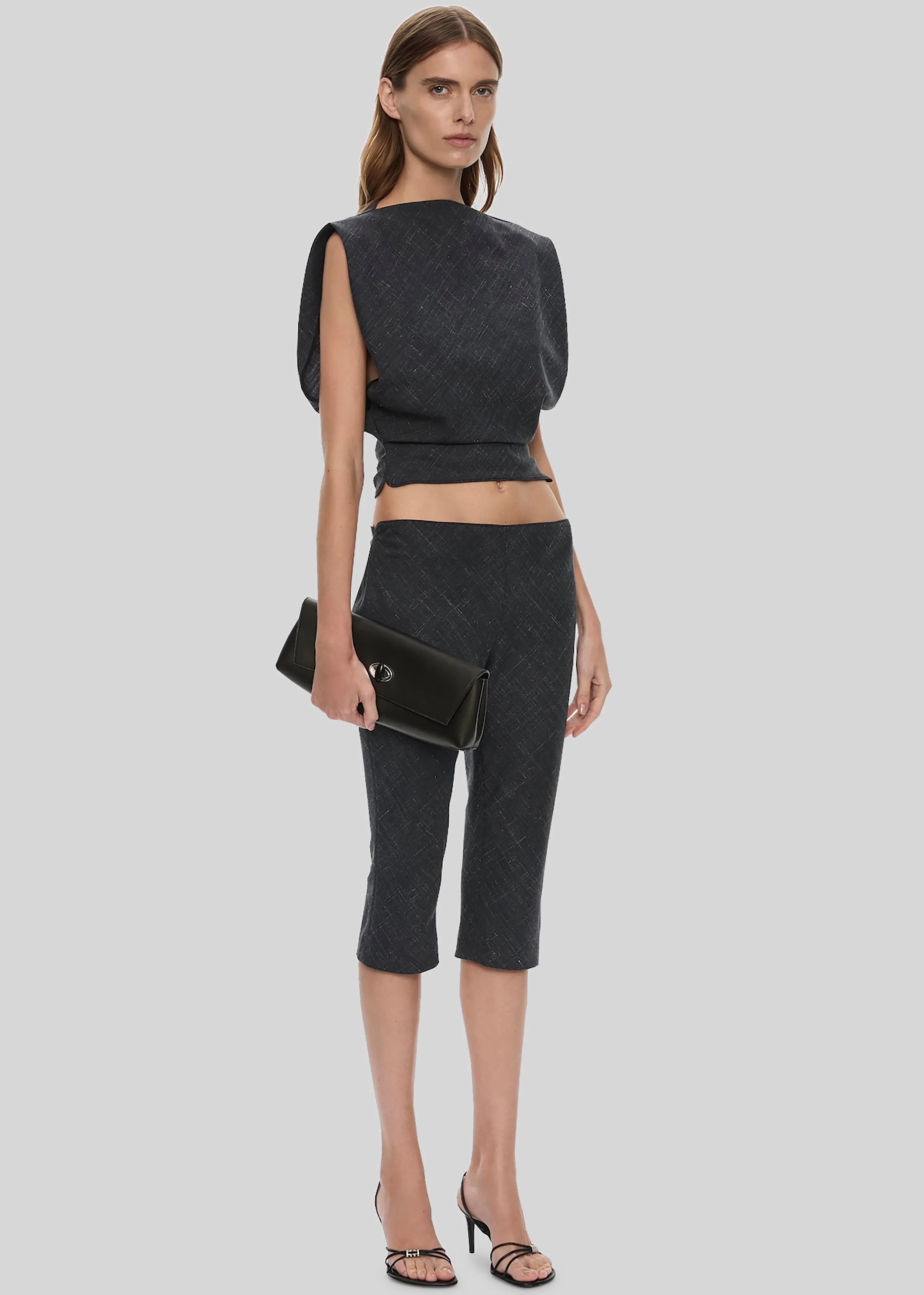 Christopher Esber Banyan Bias Top - Tropical Charcoal Marle sold by Frankie Shop product image thumbnail 3