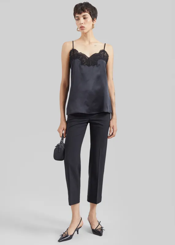 CO Cropped Flared Pants - Black made by CO
