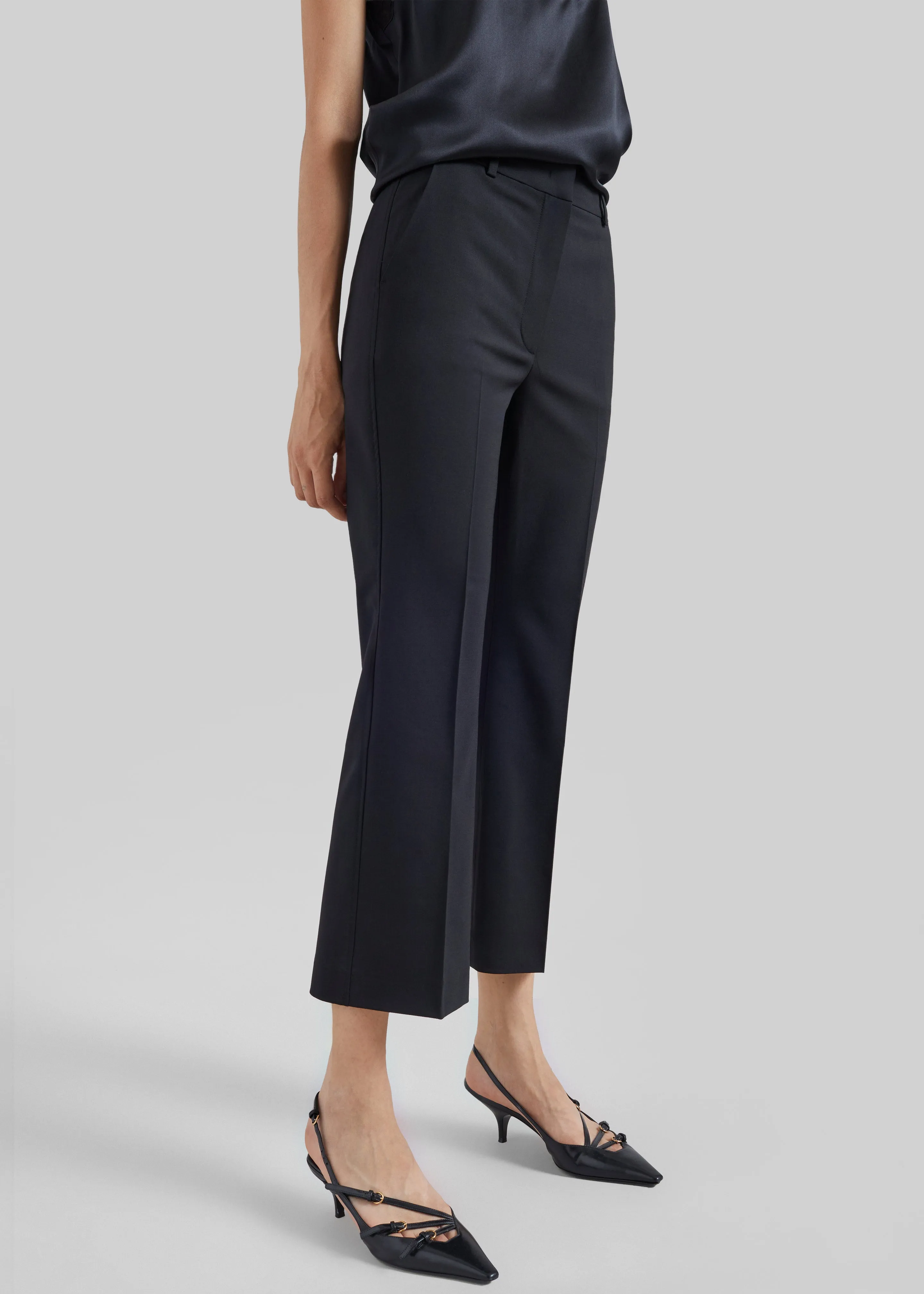 CO Cropped Flared Pants - Black sold by Frankie Shop product image thumbnail 4