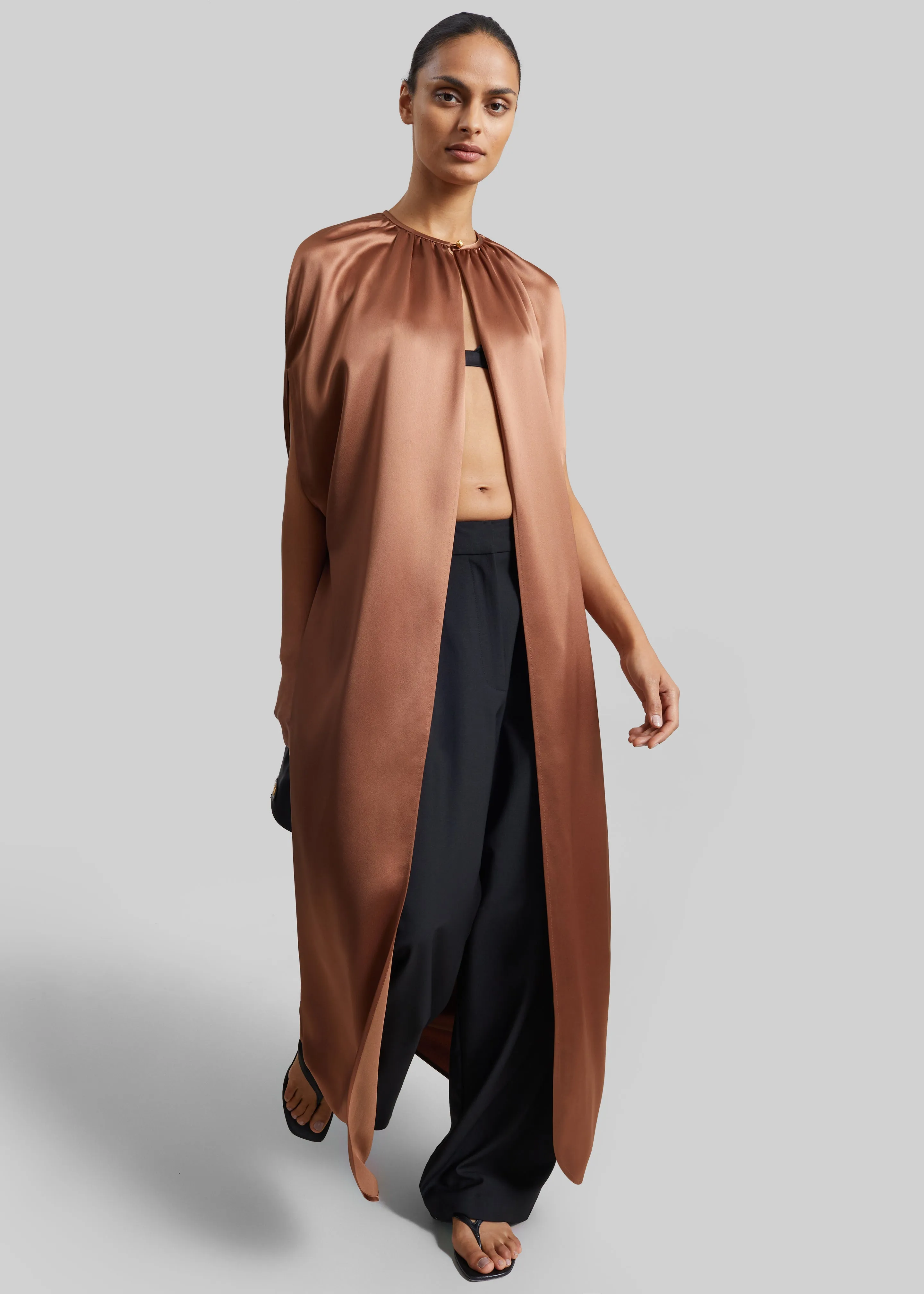 By Malene Birger Dallie Cape - Latte Brown sold by Frankie Shop product image thumbnail 2