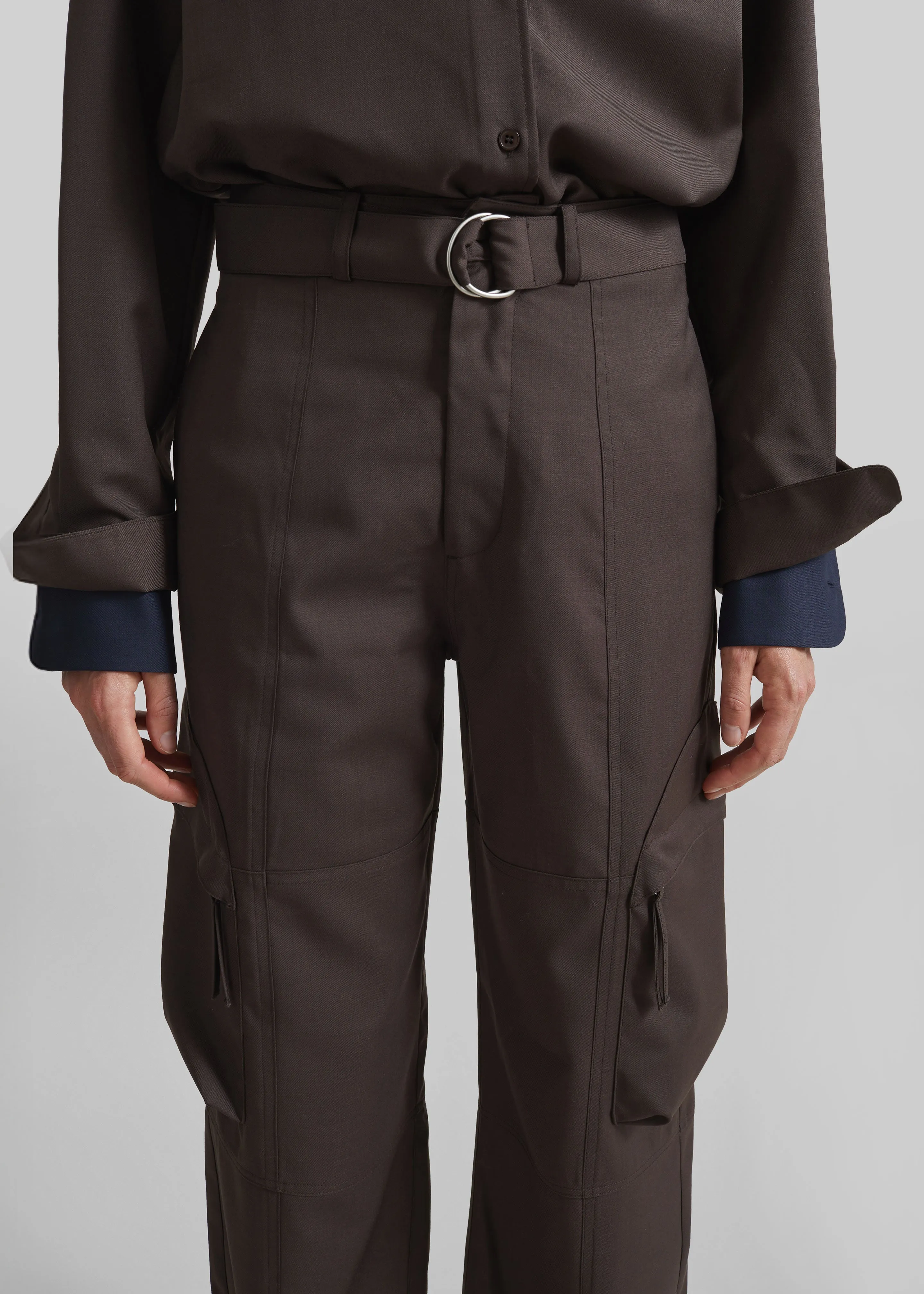 Kelly Cargo Pants - Brown sold by Frankie Shop product image thumbnail 4