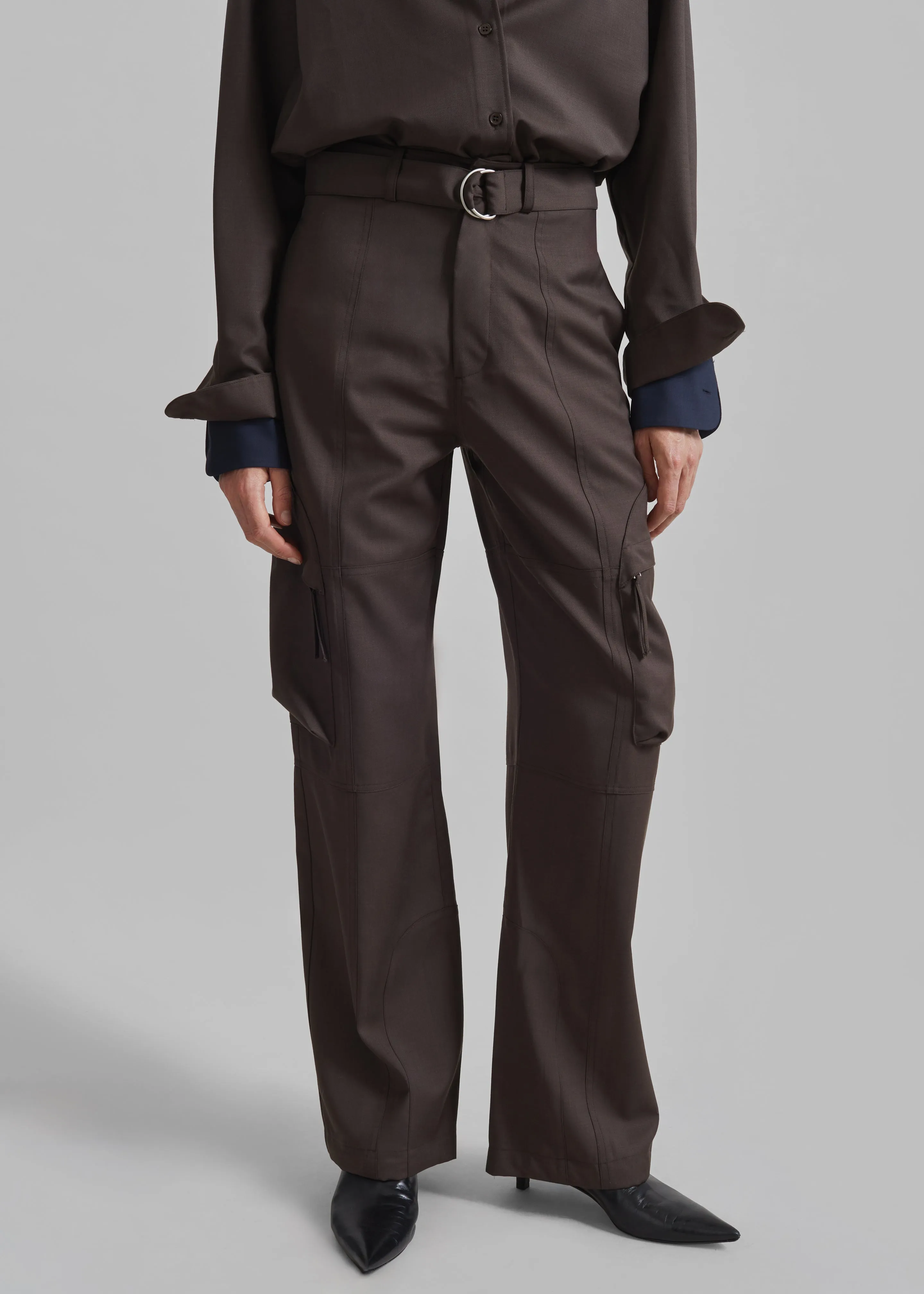 Kelly Cargo Pants - Brown sold by Frankie Shop product image thumbnail 3