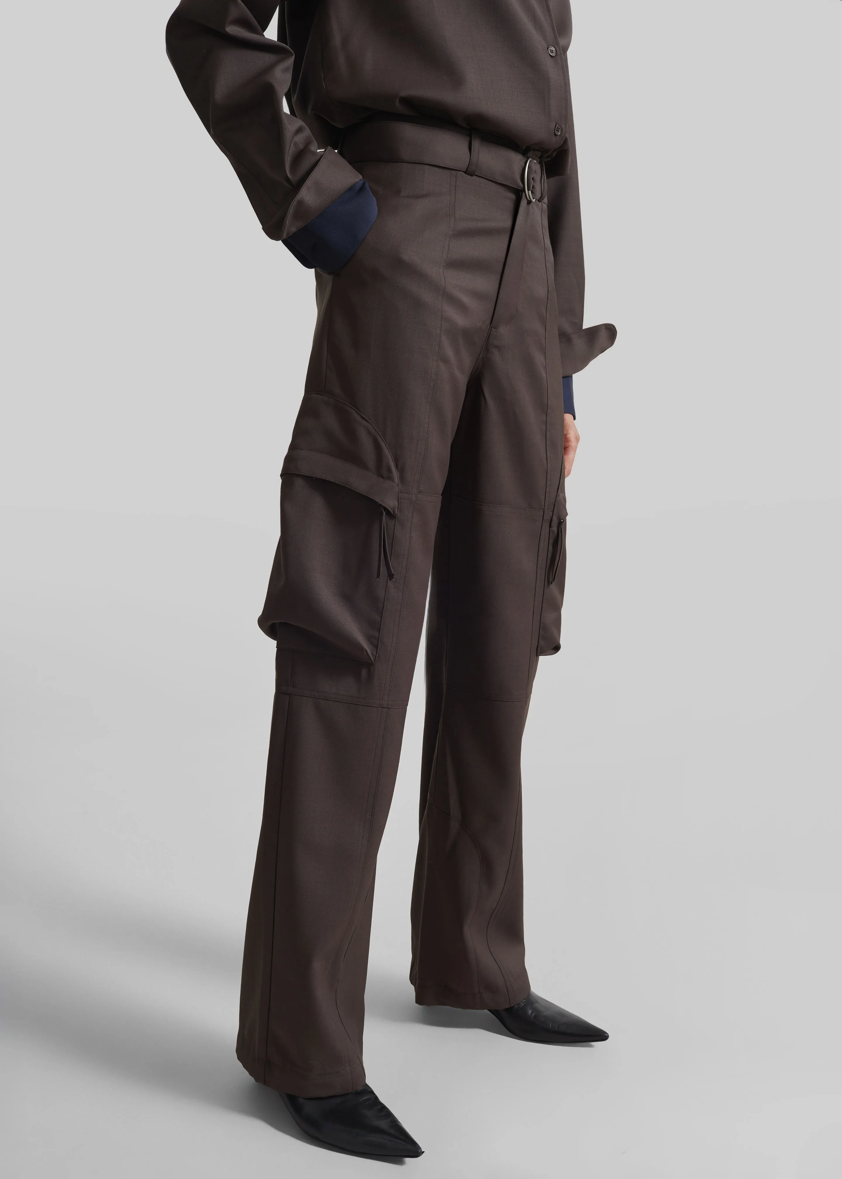 Kelly Cargo Pants - Brown sold by Frankie Shop product image thumbnail 2