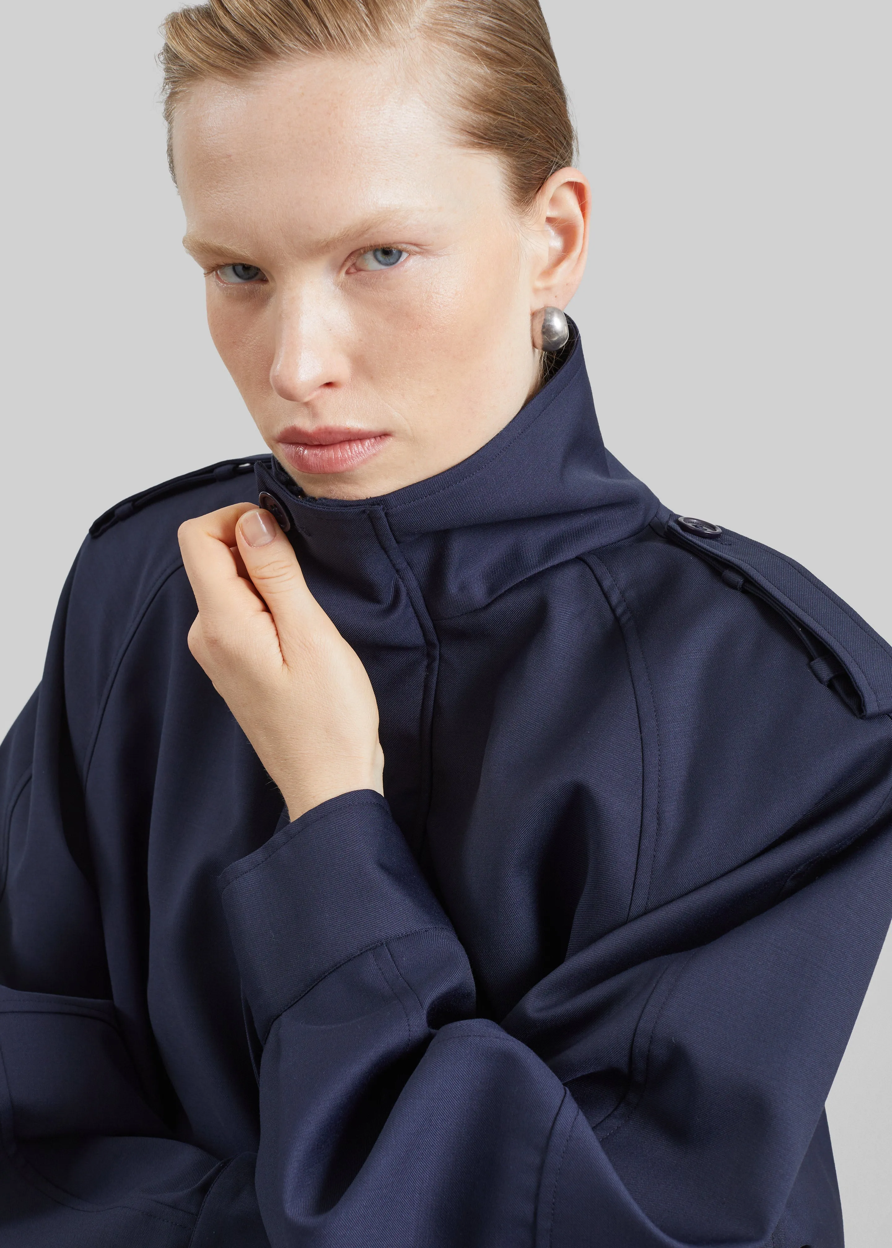 Kelly Padded Blouson - Navy sold by Frankie Shop product image thumbnail 3