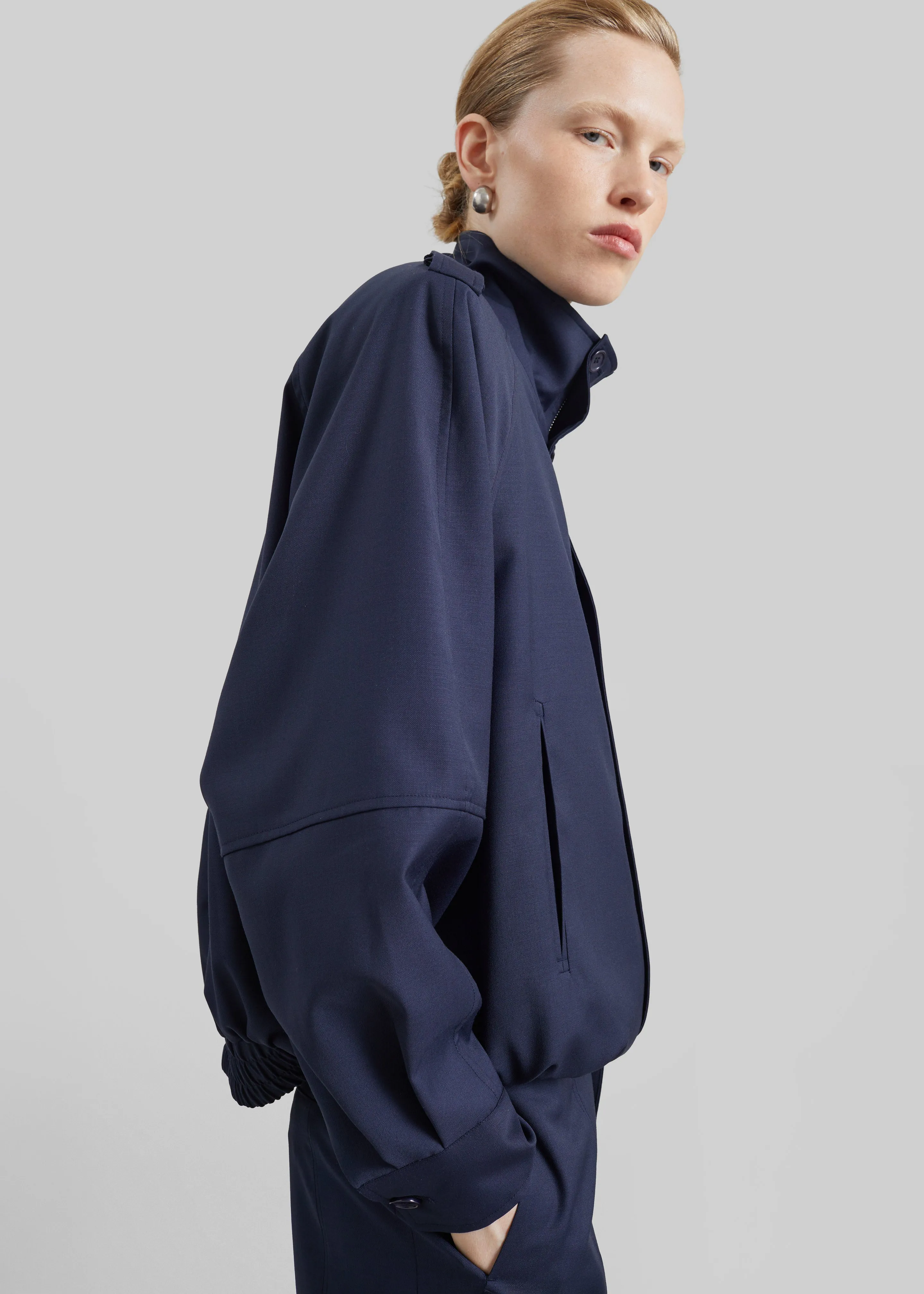 Kelly Padded Blouson - Navy sold by Frankie Shop product image thumbnail 5