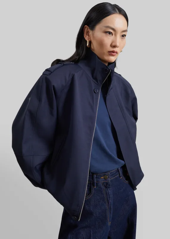 Kelly Padded Blouson - Navy made by Frankie Shop