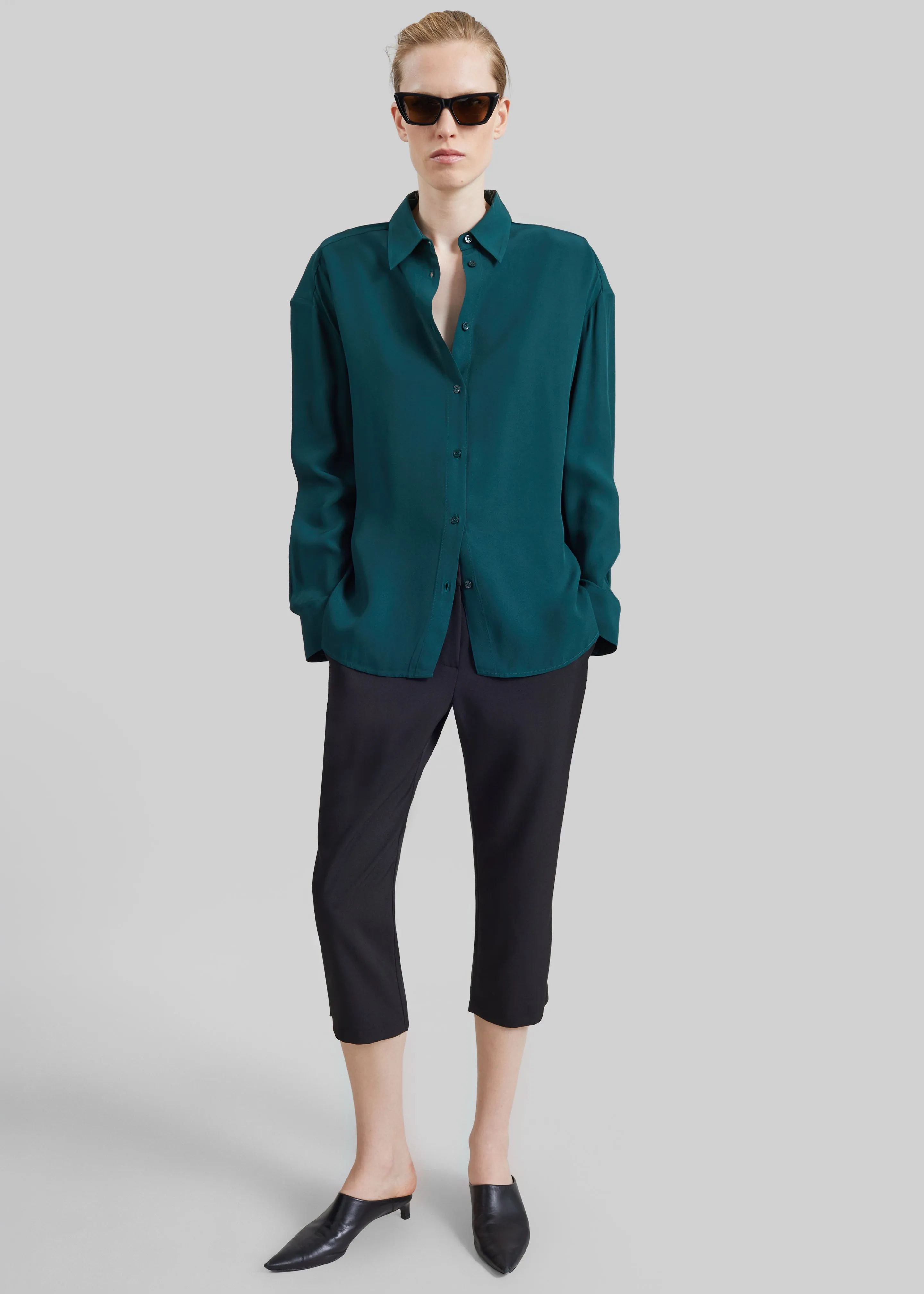 Bina Padded Shirt - Bottle Green sold by Frankie Shop product image thumbnail 3