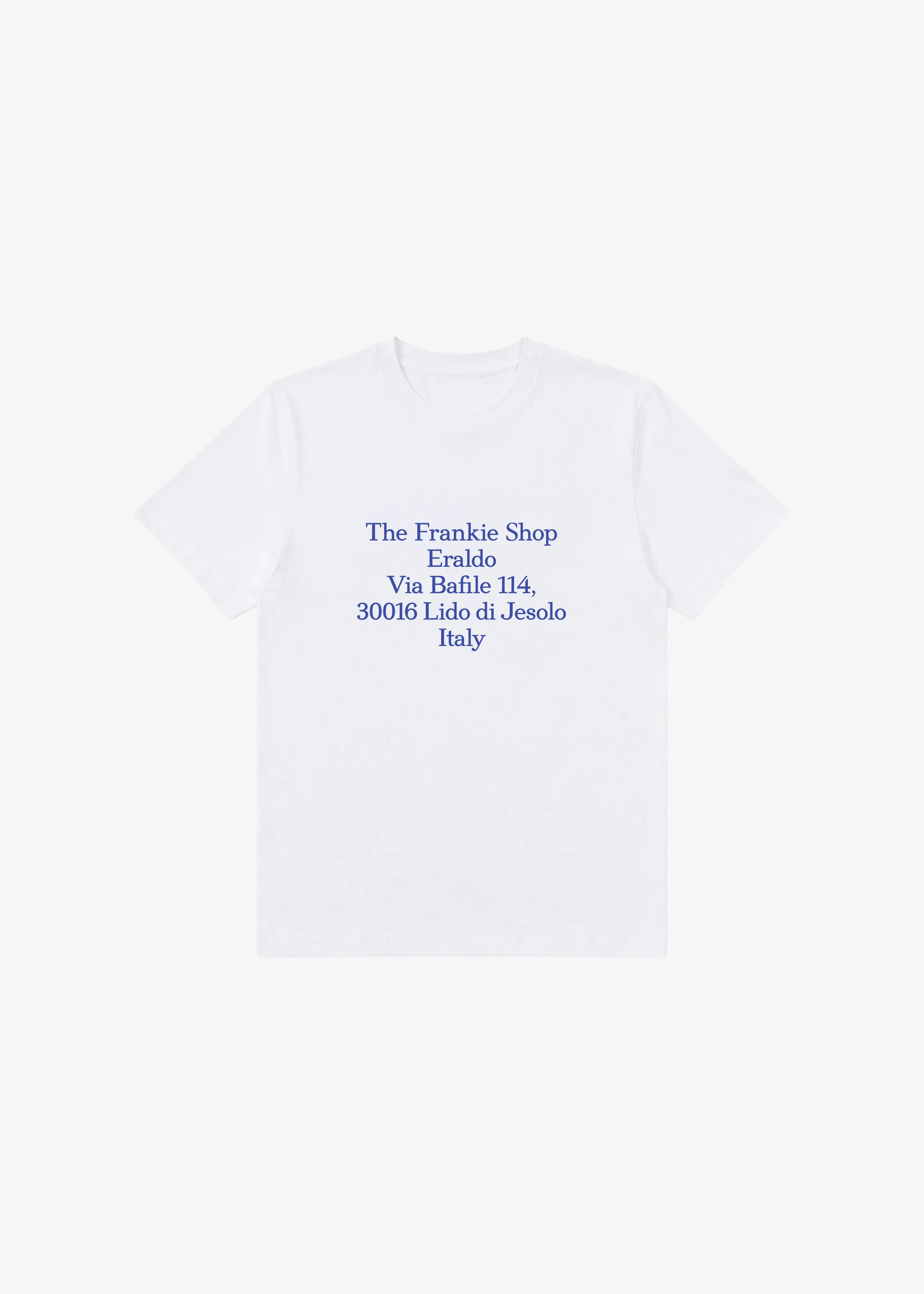 TFS Eraldo T-Shirt - White/Blue sold by Frankie Shop product image thumbnail 5