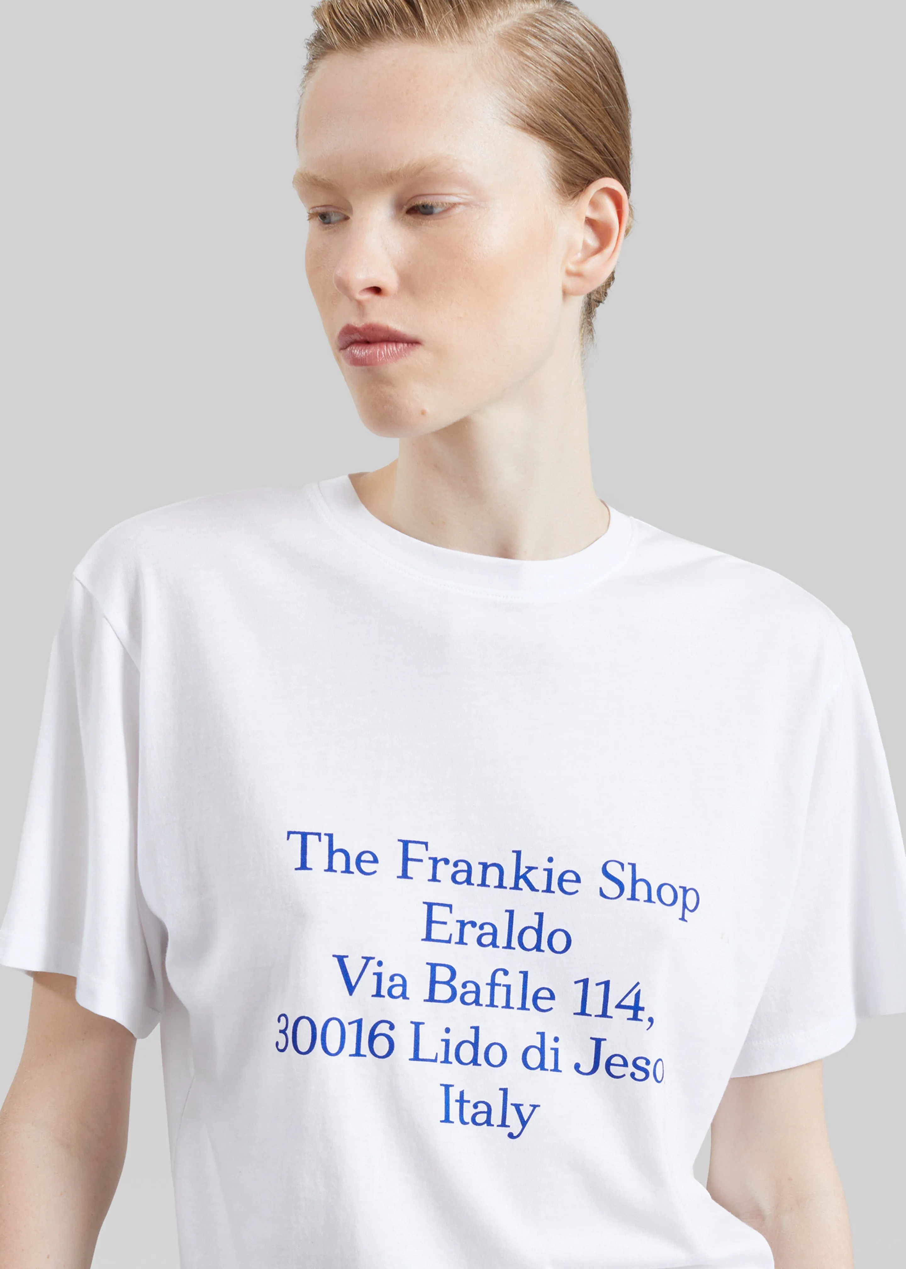 TFS Eraldo T-Shirt - White/Blue sold by Frankie Shop product image thumbnail 2