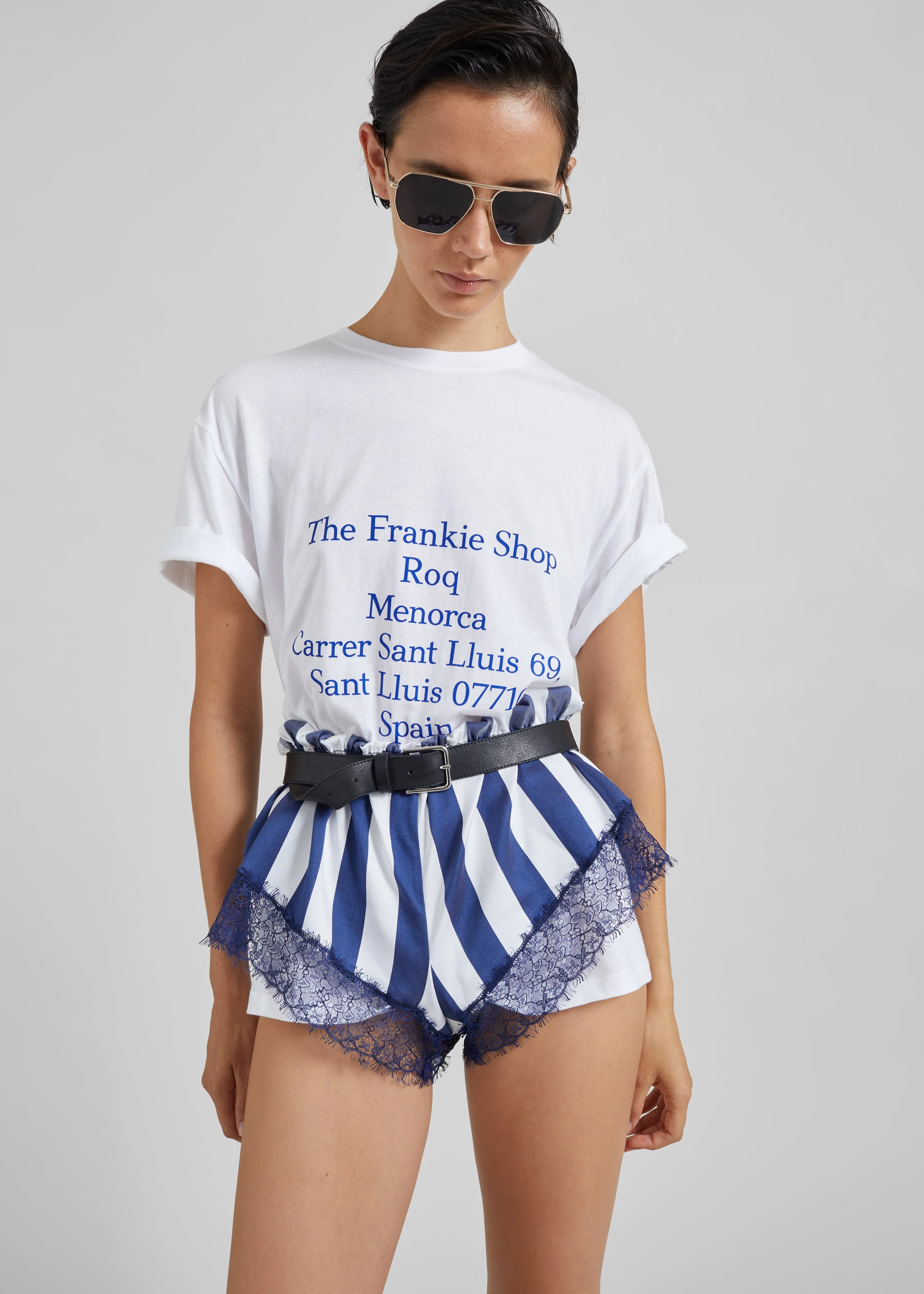 TFS Roq T-Shirt - White/Blue sold by Frankie Shop product image thumbnail 3