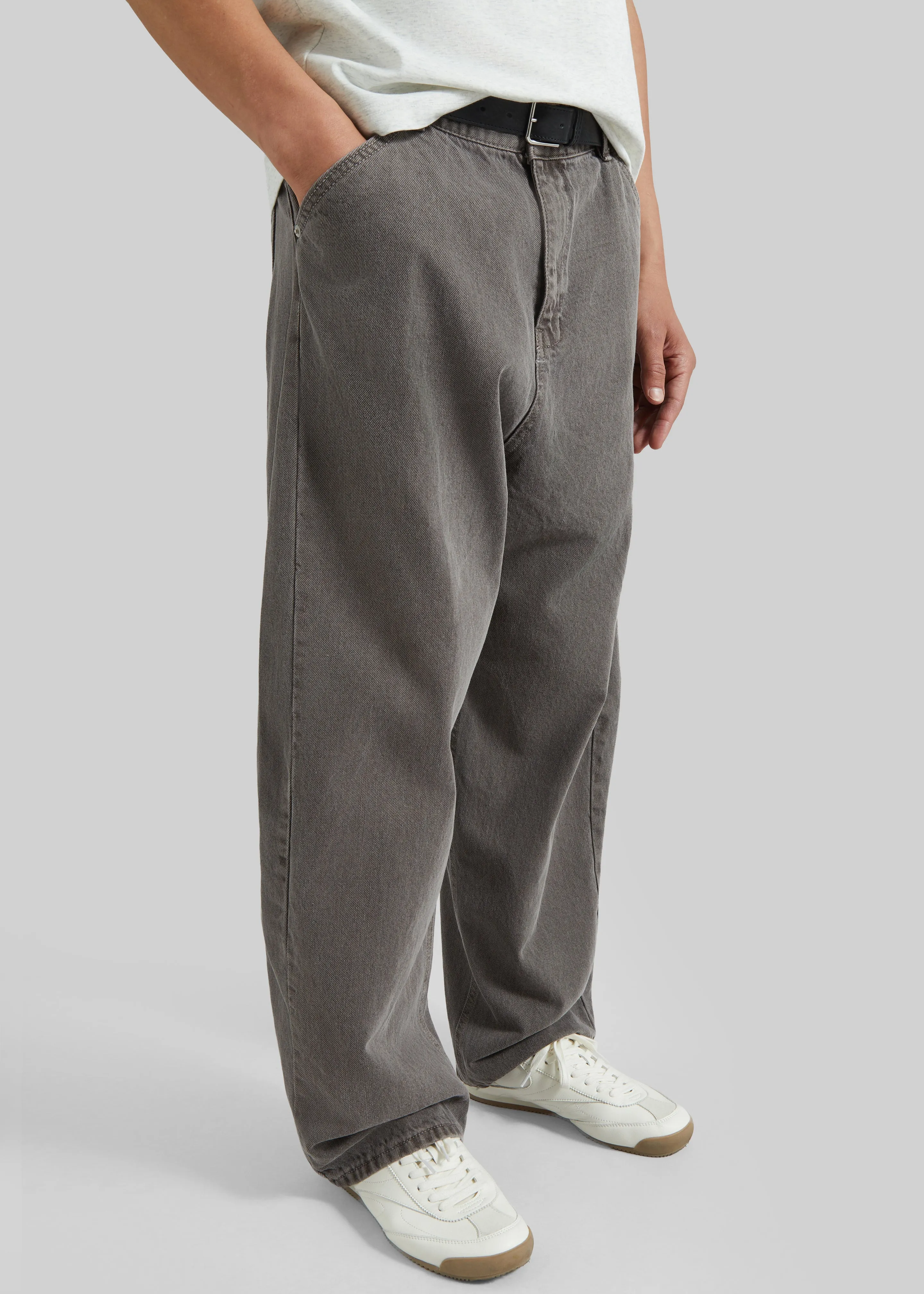 Salino Barrel Leg Jeans - Grey Wash sold by Frankie Shop product image thumbnail 3