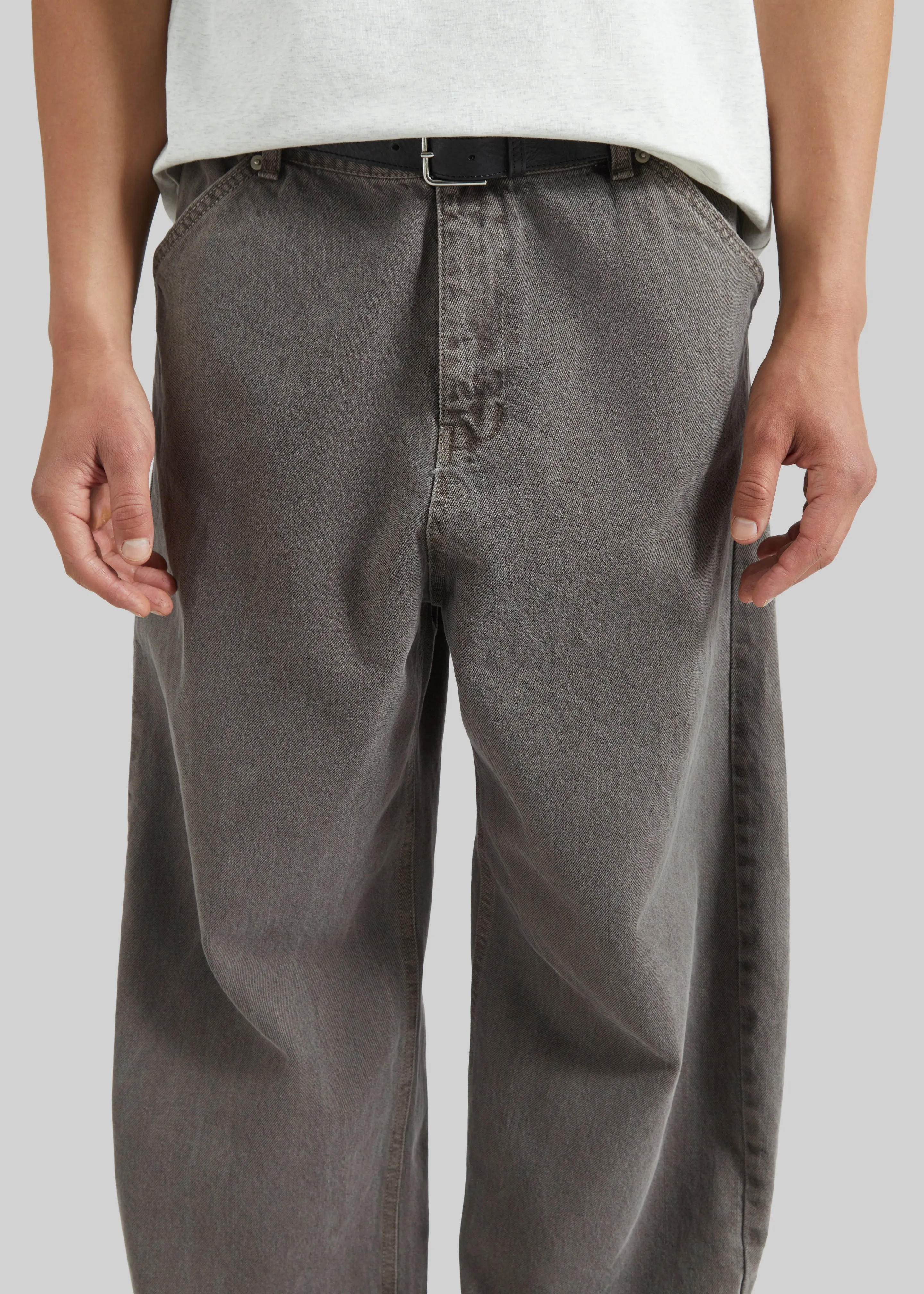 Salino Barrel Leg Jeans - Grey Wash sold by Frankie Shop product image thumbnail 5