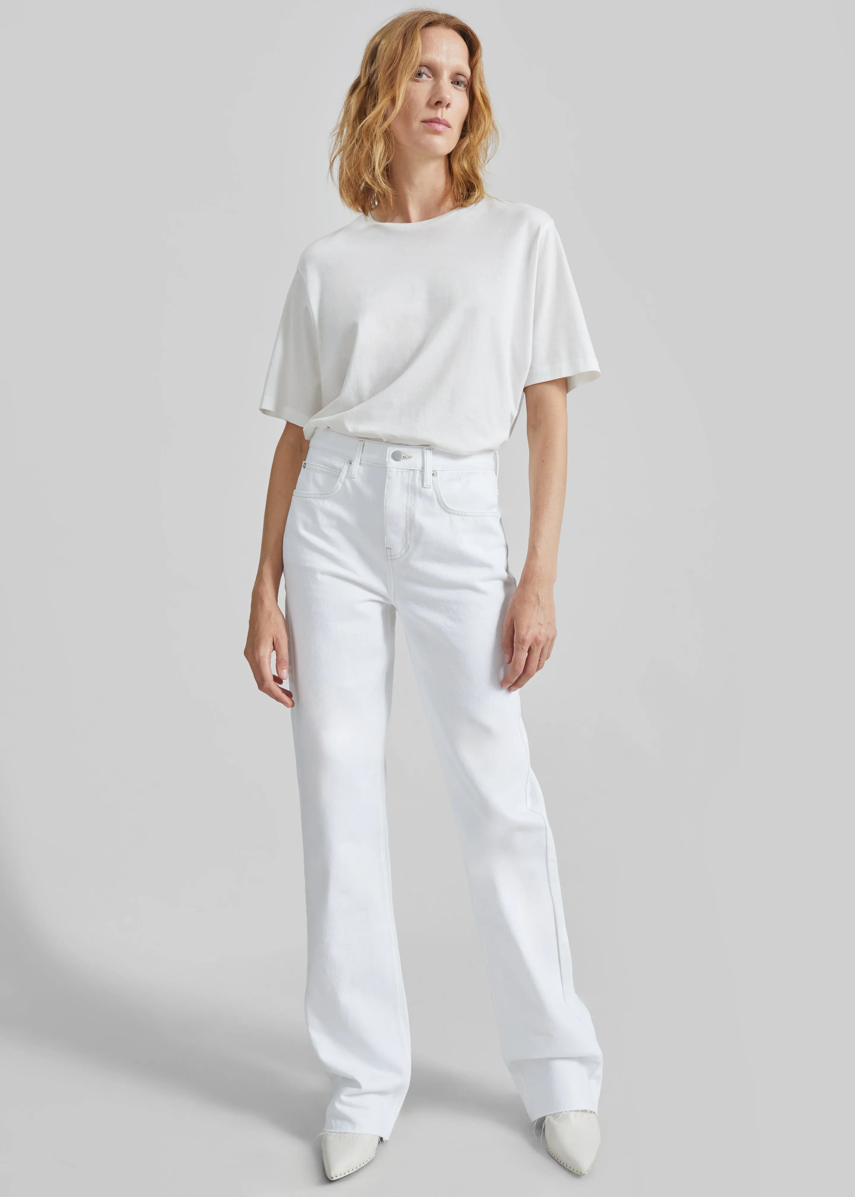 Dalston Jeans - White sold by Frankie Shop product image thumbnail 5