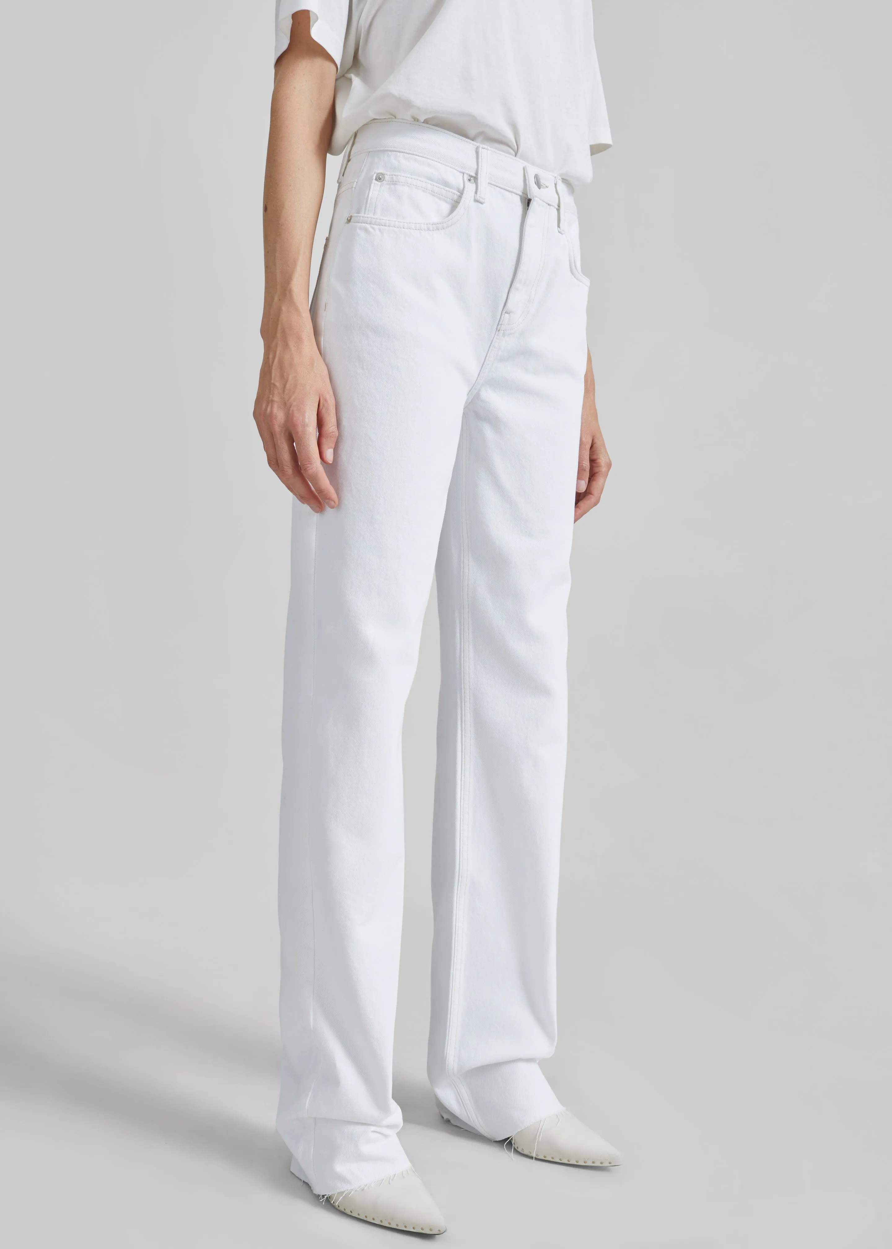 Dalston Jeans - White sold by Frankie Shop product image thumbnail 3