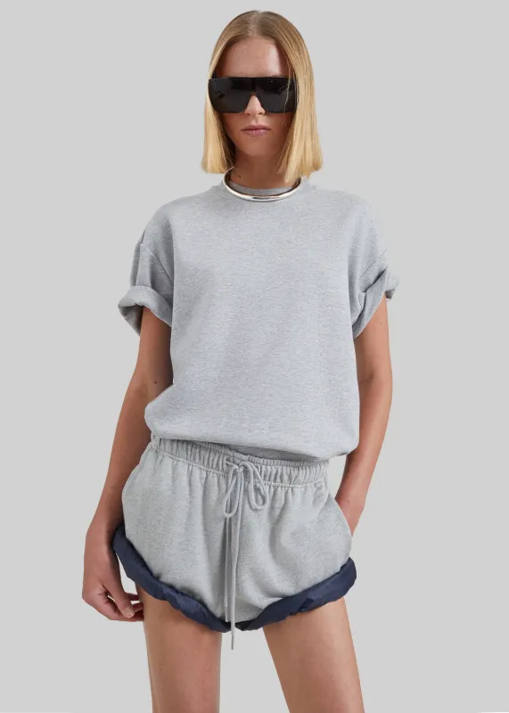 Blera Reversible Shorts - Navy/Grey made by Frankie Shop